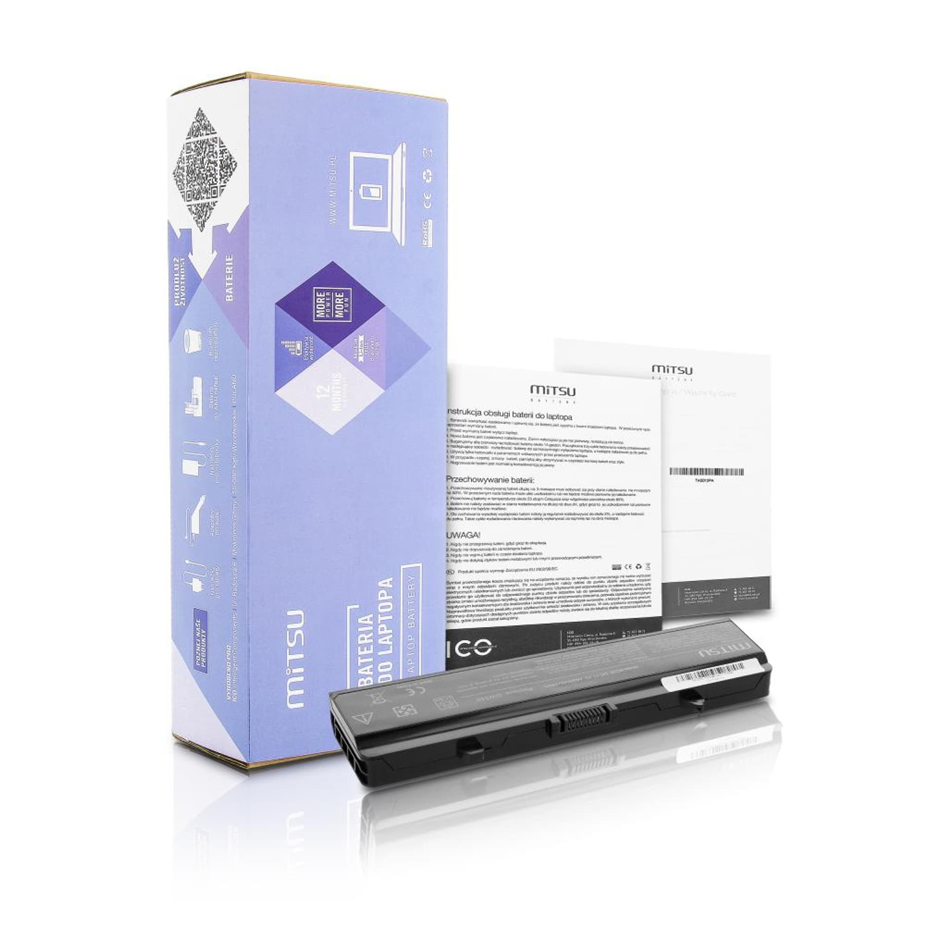 

Bateria Mitsu do Dell Inspiron 1525, 1526