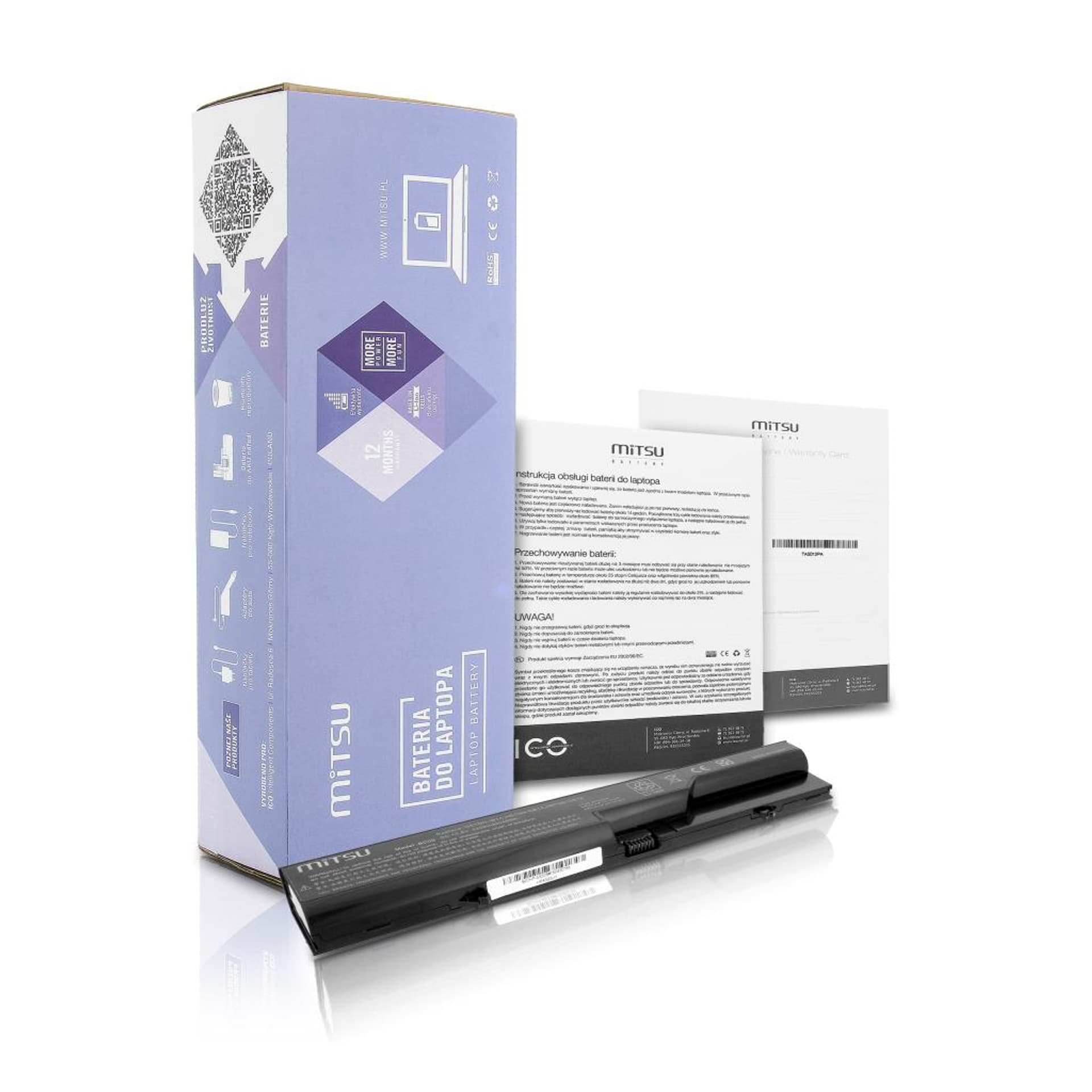 

Bateria Mitsu do HP ProBook 4320s, 4520s (4400mAh)