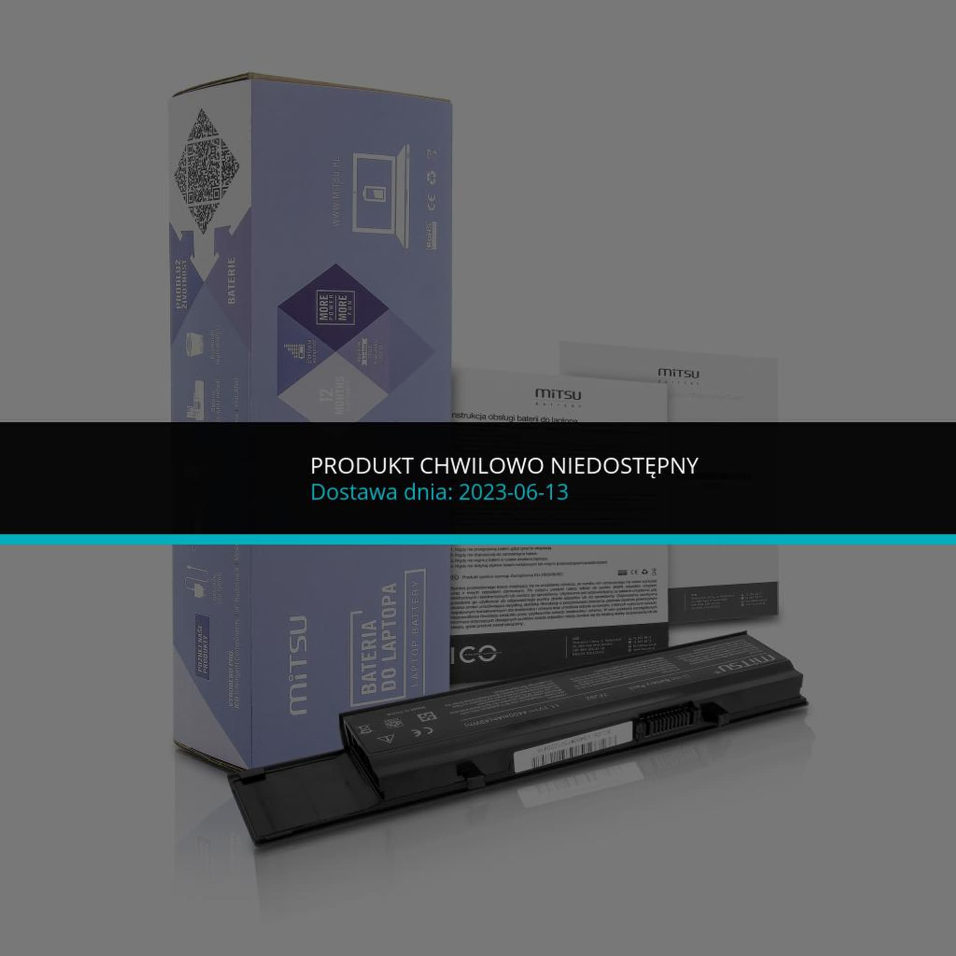 

Bateria Mitsu do Dell Vostro 3400, 3500, 3700