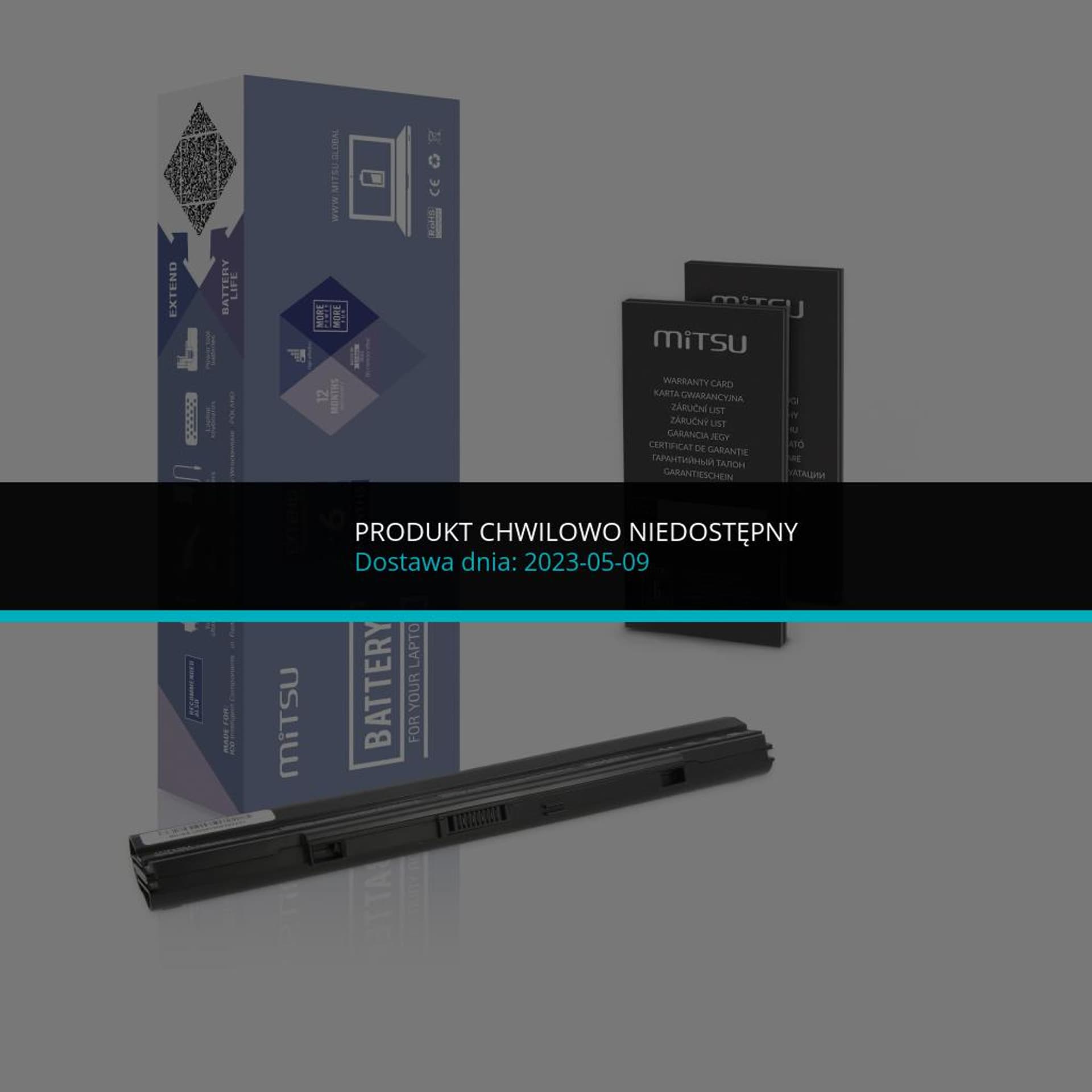 

Bateria Mitsu do Asus UL30, UL50, UL80