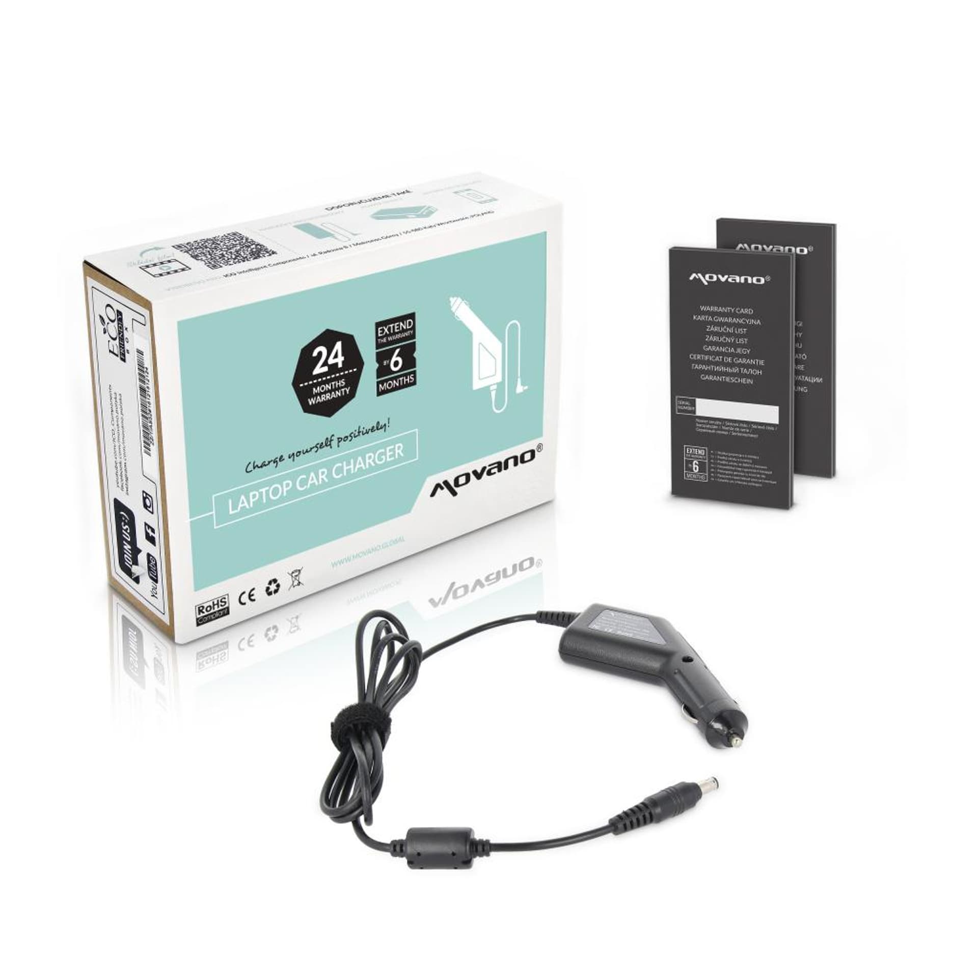 

Zasilacz samochodowy Movano 19v 2.1a (5.5x3.0 pin) 40W do Samsung, 5.5x3.0 pin) 40w do samsun