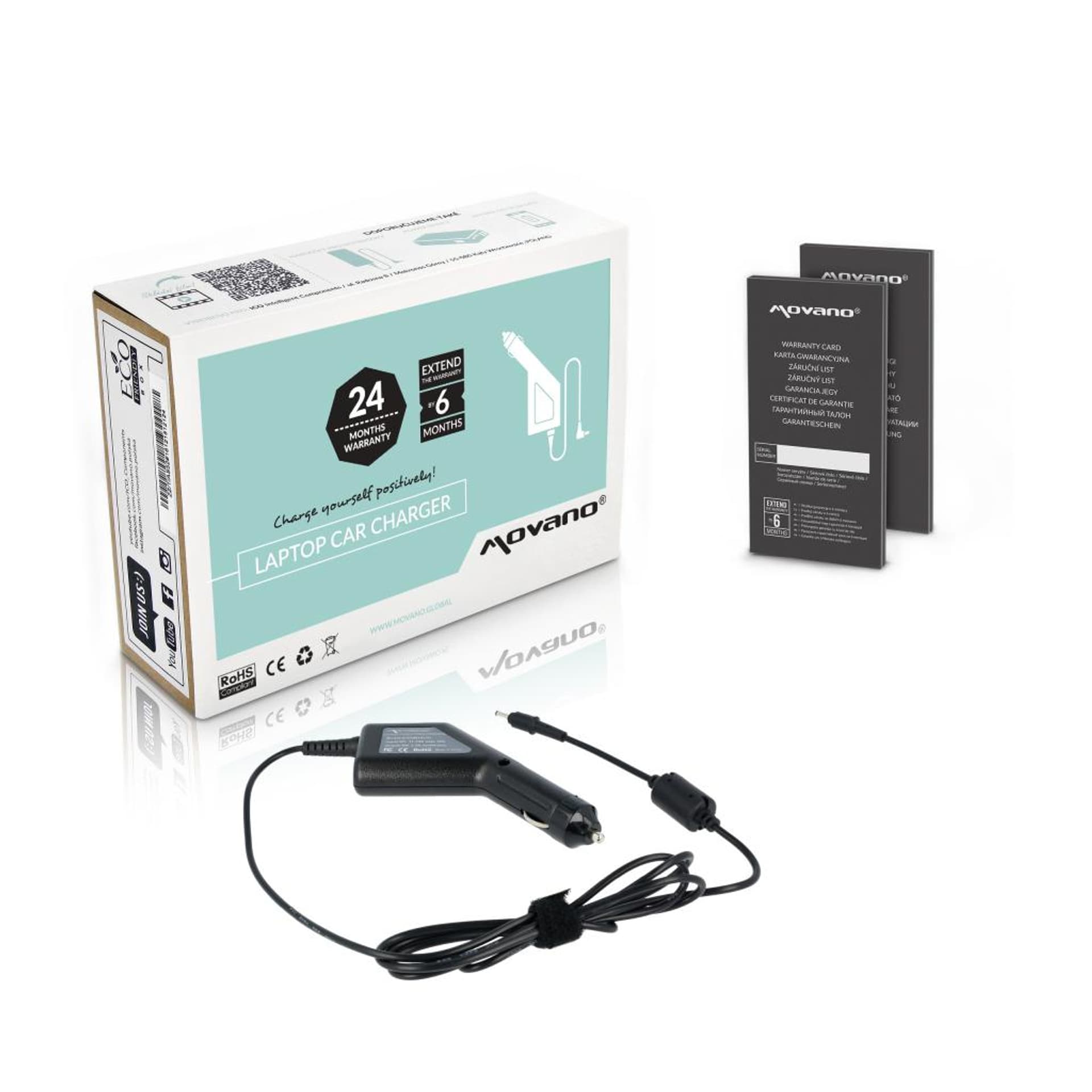 

Zasilacz samochodowy Movano 19v 2.1a (3.0x1.1) 40W do Samsung, 3.0x1.1) 40w do samsun