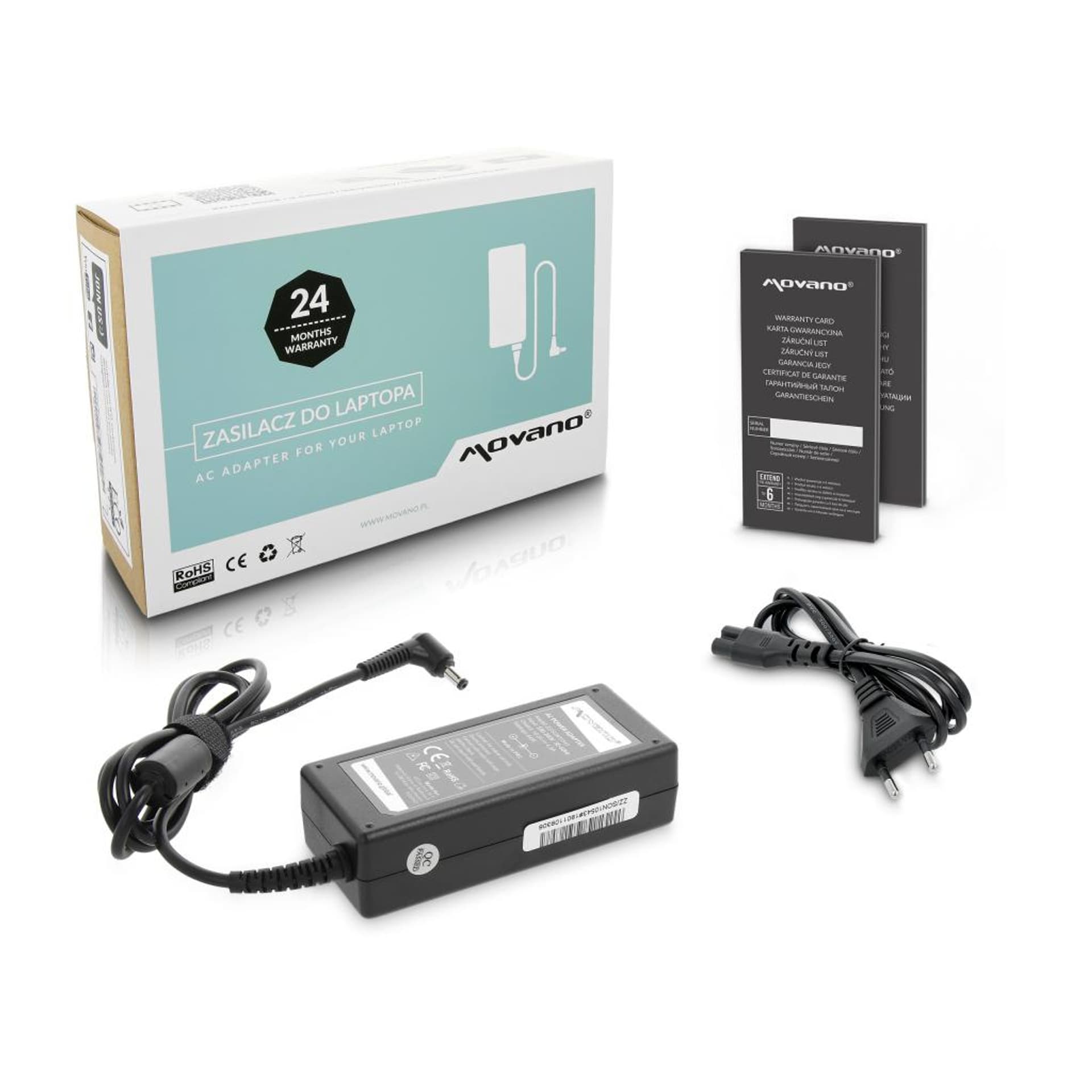 

Zasilacz Movano 10.5v 4.3a (4.8x1.7) 45W do Sony, 4.8x1.7) 45w do son