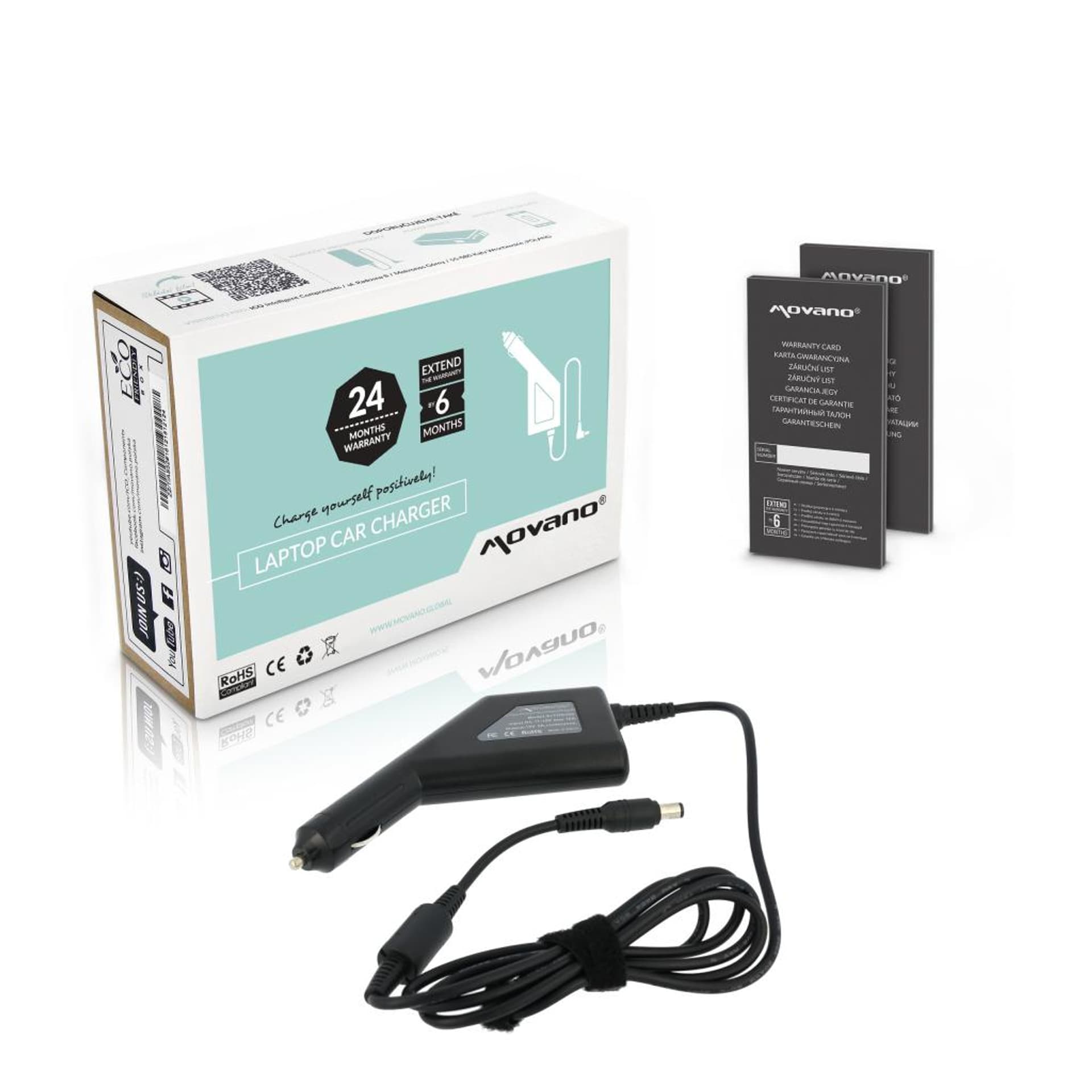 

Zasilacz samochodowy Movano 15v 5a (6.3x3.0) 75W do Toshiba, 6.3x3.0) 75w do toshib