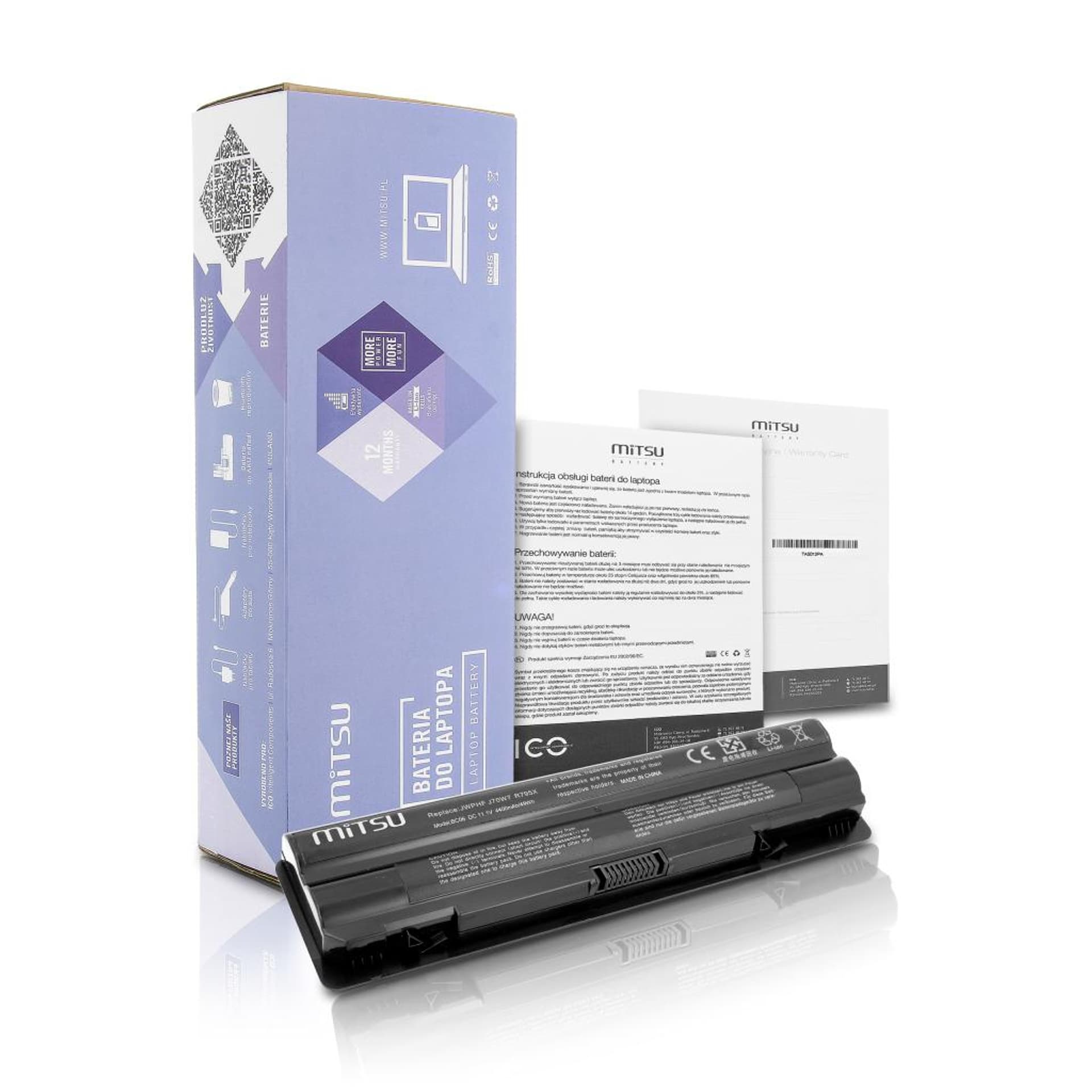 

Bateria Mitsu do Dell XPS 14, 15, 17