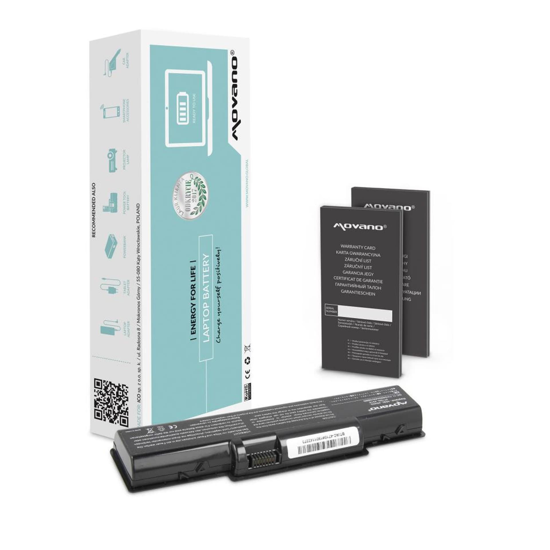 

Bateria Movano do Acer Aspire 4310, 4710
