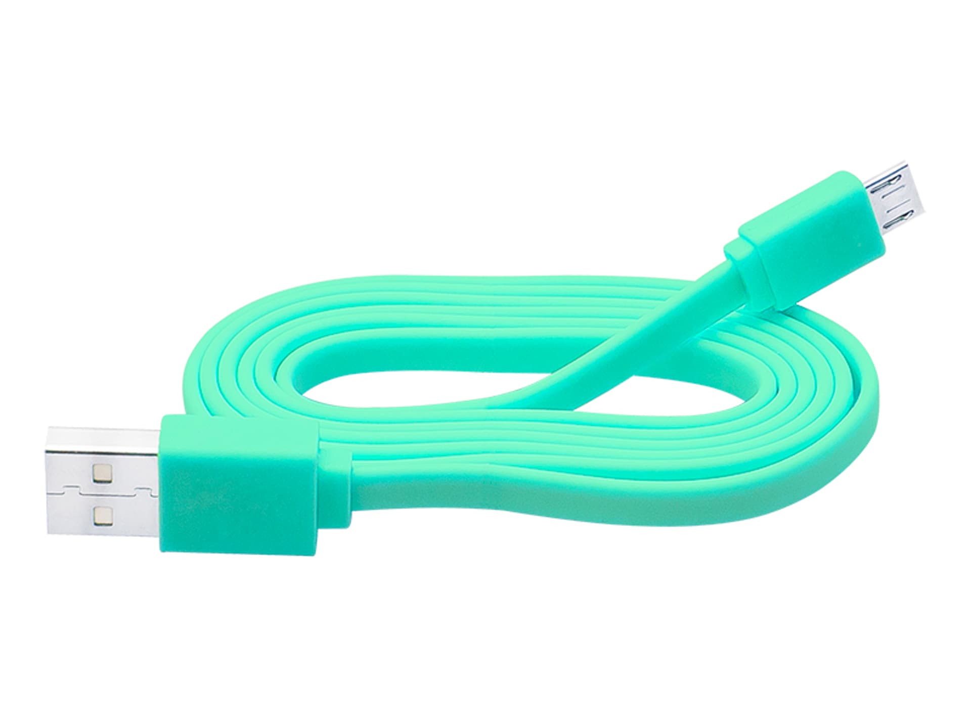

66-063# Przył.usb a - micro b 1,0m nieb.flat bl`