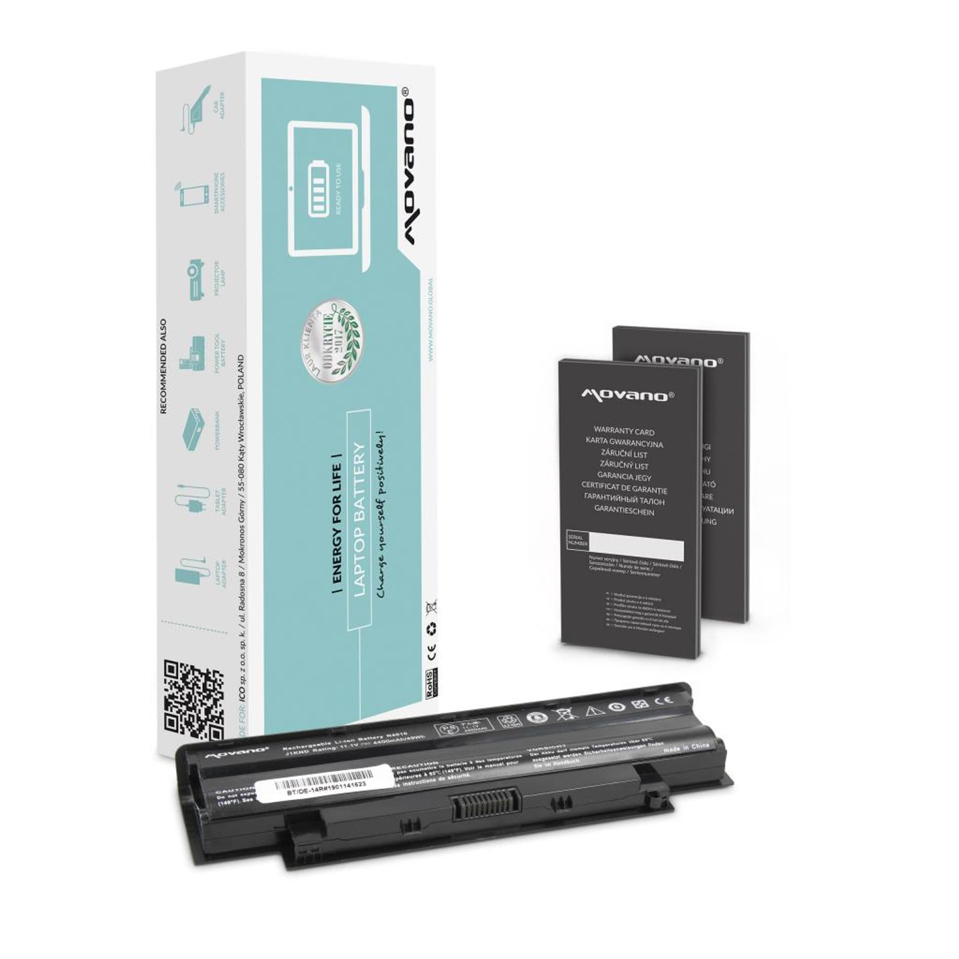 

Bateria Movano do Dell 13R, 14R, 15R