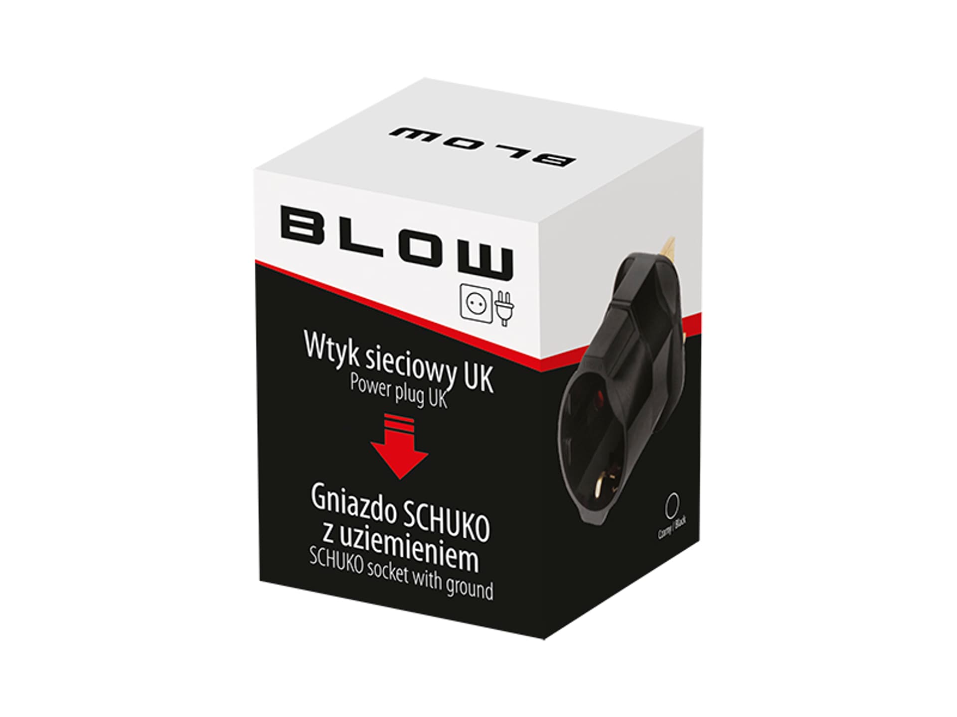 

Wt.sieciowy WT.UK/GN.SCHUKO + uziem. (1PH)