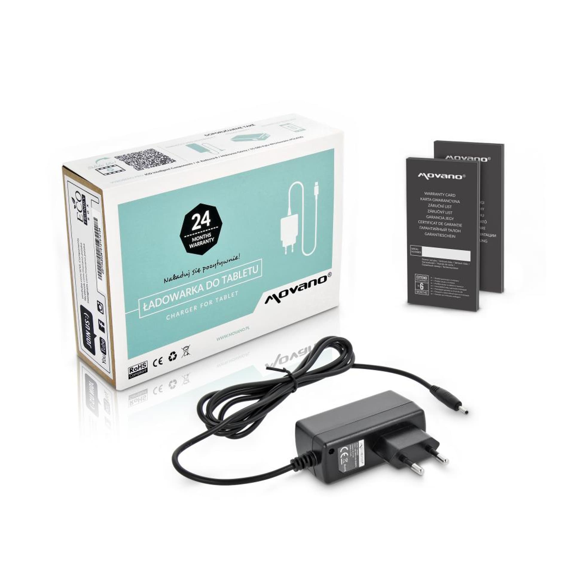 

Zasilacz Movano 5v 2a (2.5x0.7) 10W do Tablet GoClever, Kiano, 2.5x0.7) 10w do tablet goclever/kian