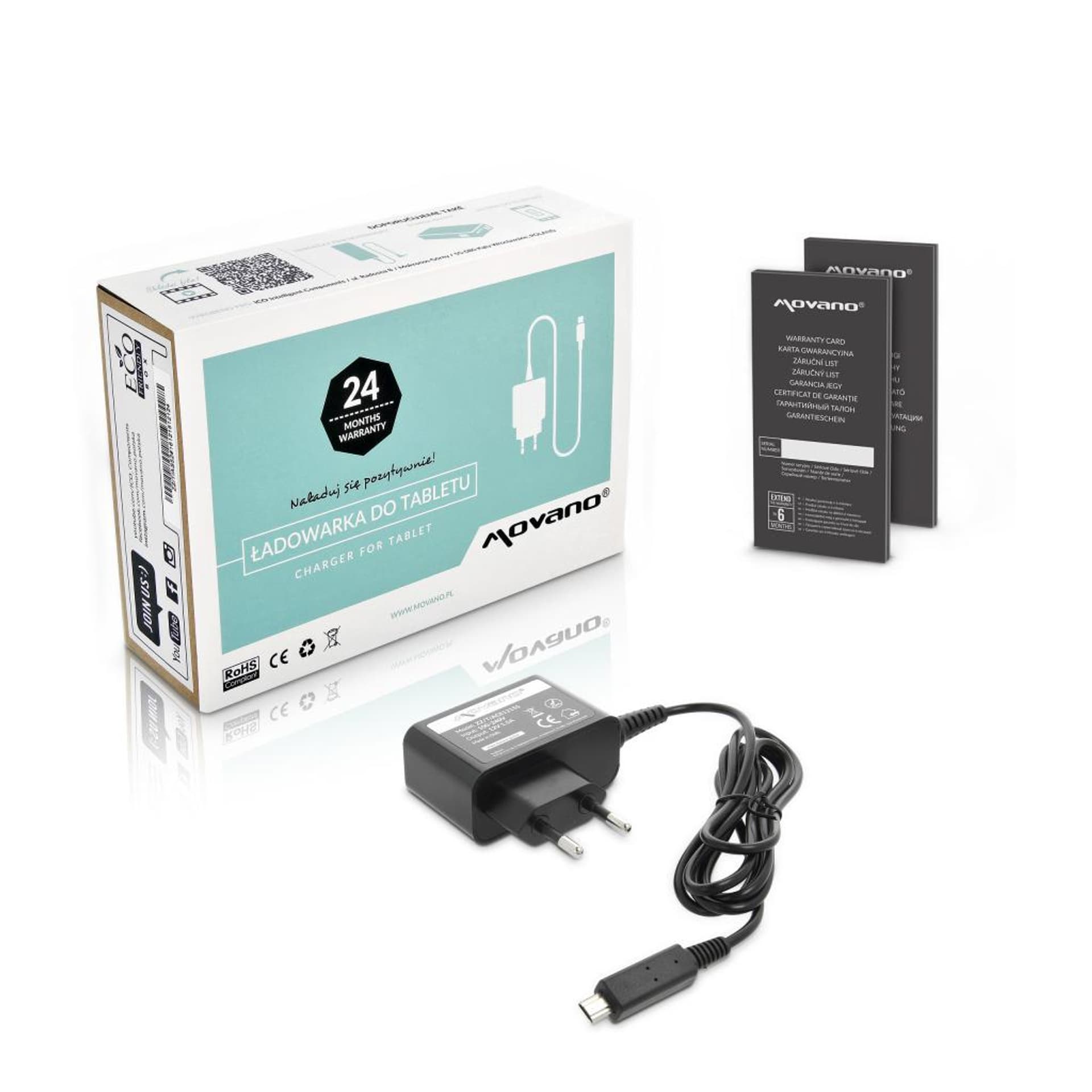 

Zasilacz Movano 12v 1.5a (A510,A511) 18W do Tablet Acer iconia, A510/a511) 18w do tablet acer iconi