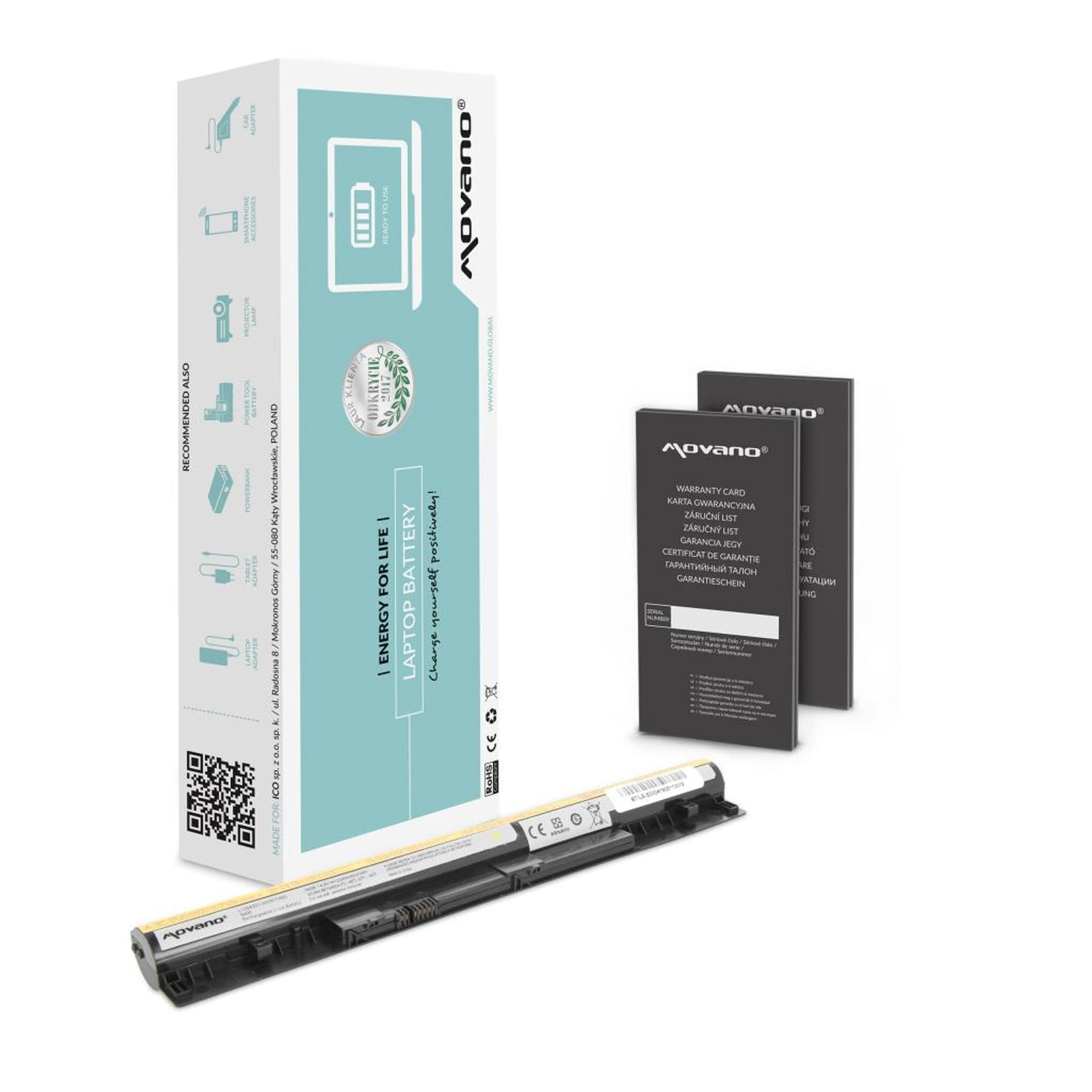 

Bateria Movano do Lenovo IdeaPad S300, S400