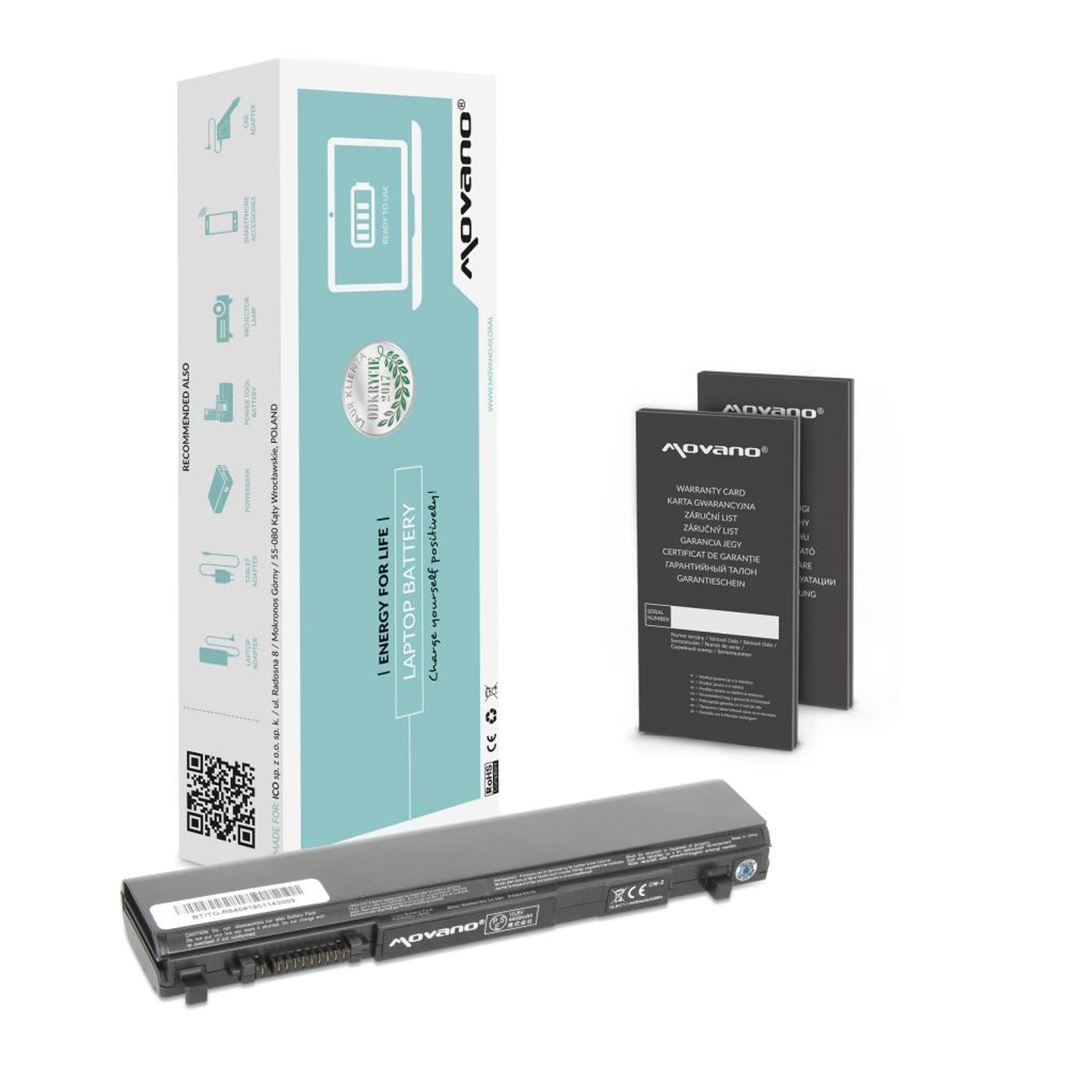 

Bateria Movano do Toshiba R630, R830, R840