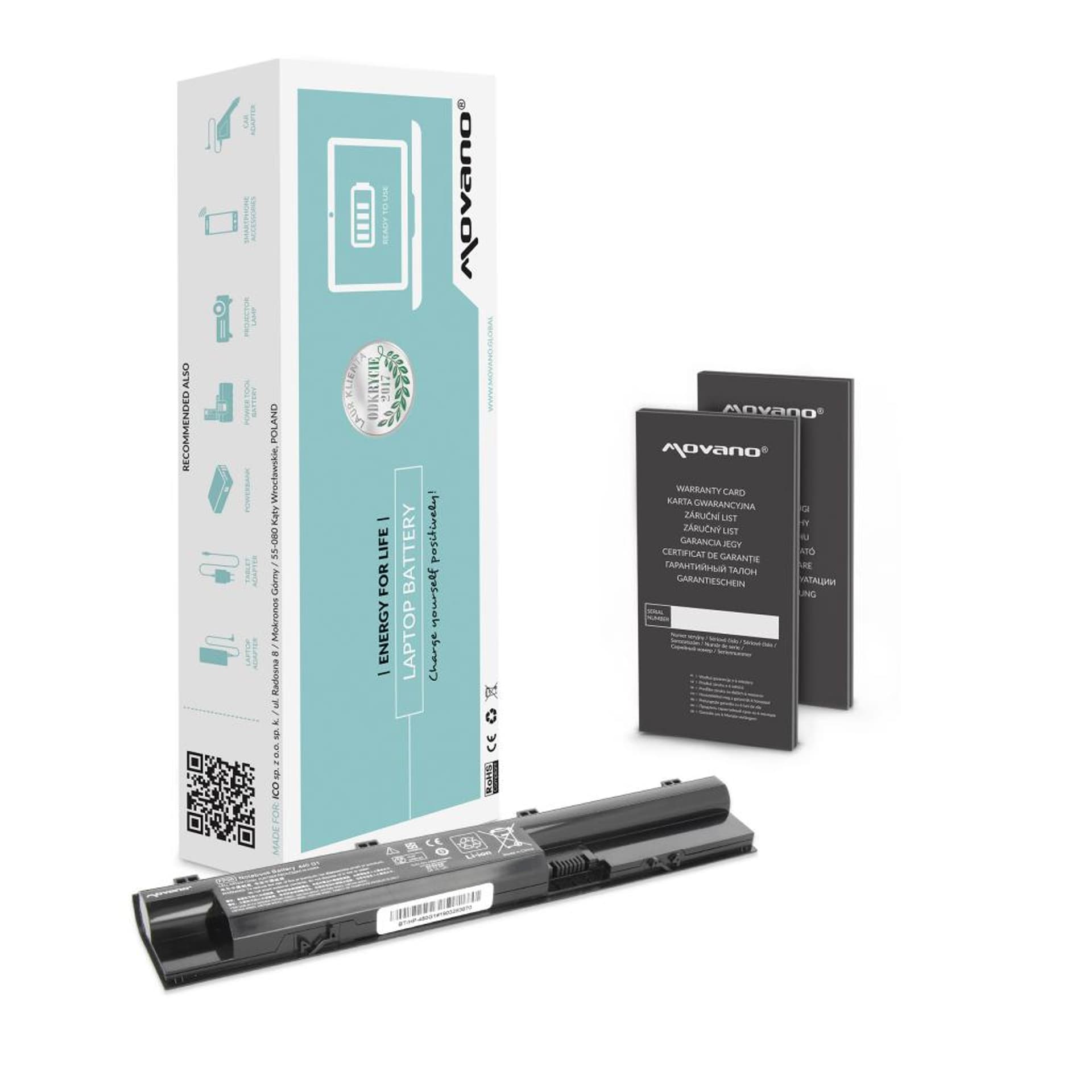 

Bateria Movano do HP ProBook 440 G1