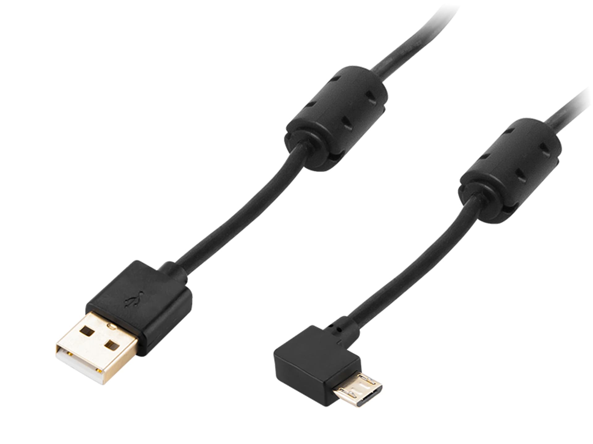 

66-090# Przył.usb a - micro b 1,0m ką.cz.gold bl