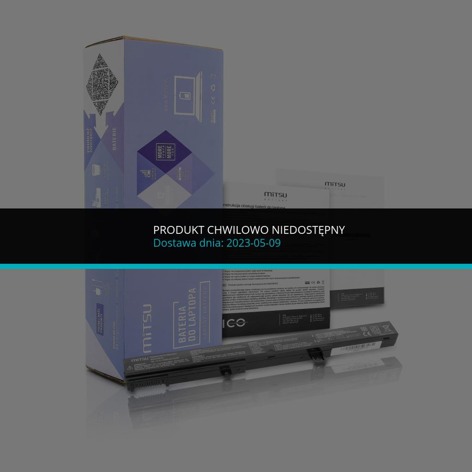 

Bateria Mitsu do Asus X451, X551 (2200mAh)