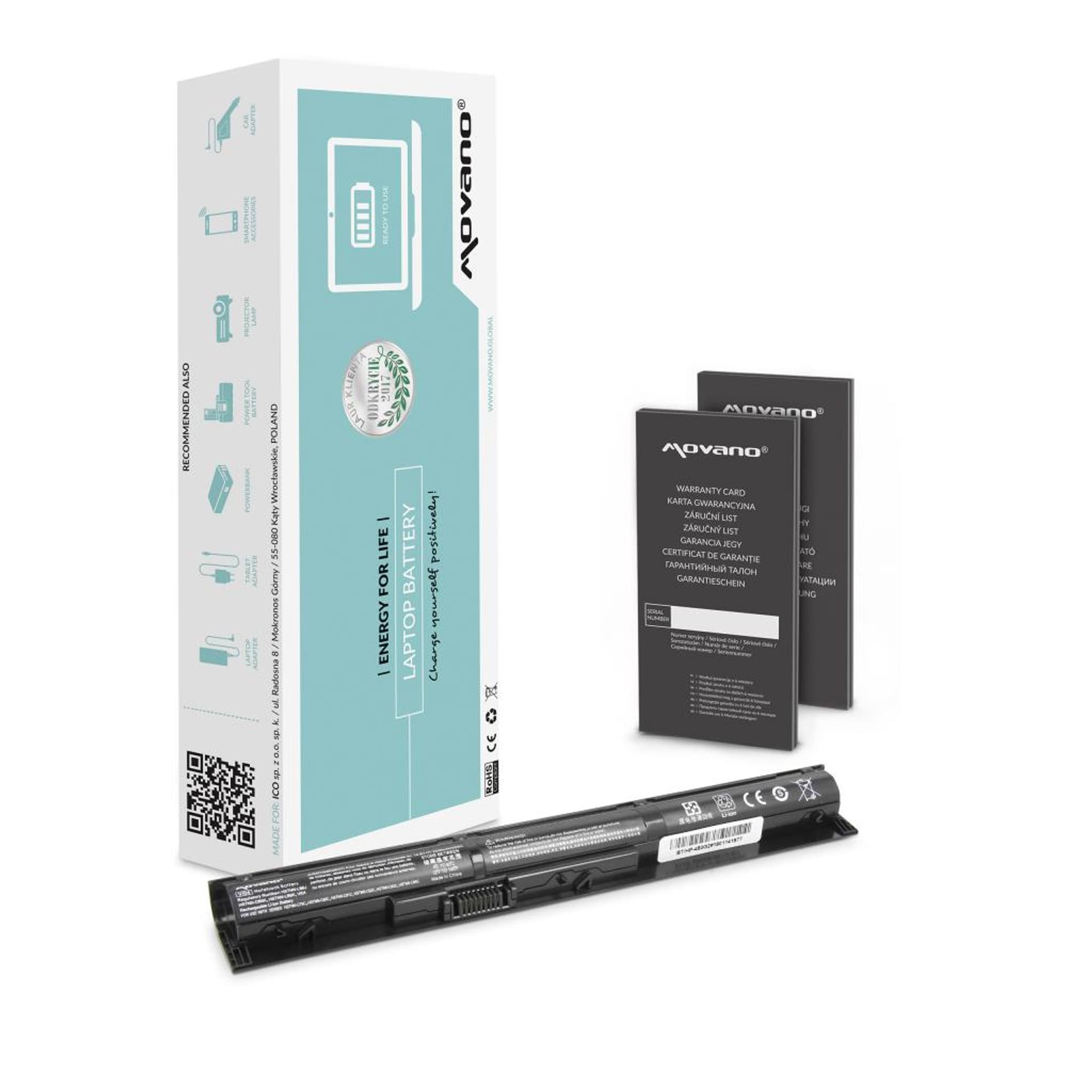 

Bateria Movano do HP ProBook 440 G2 (2200mAh)