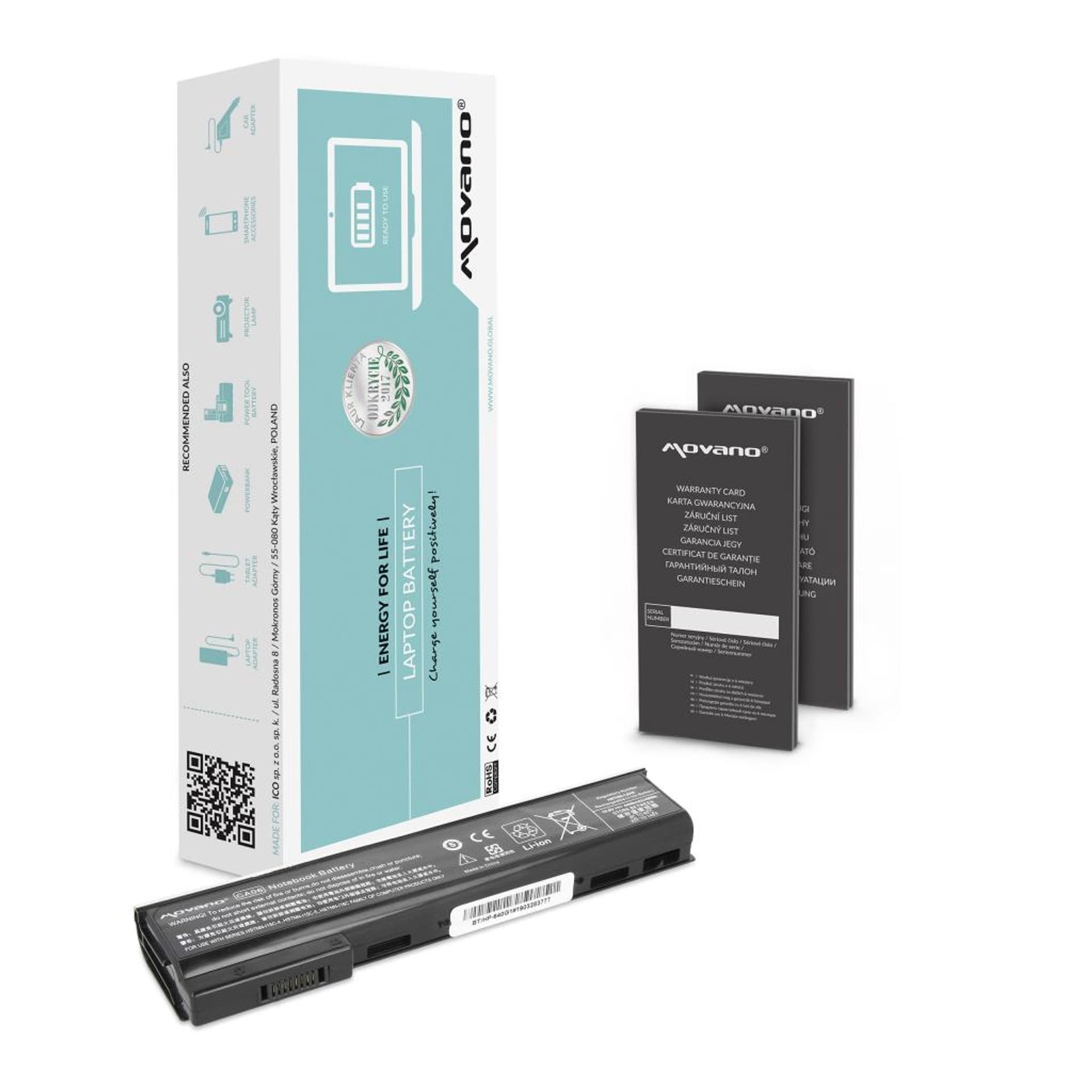 

Bateria Movano do HP ProBook 640 G0, G1