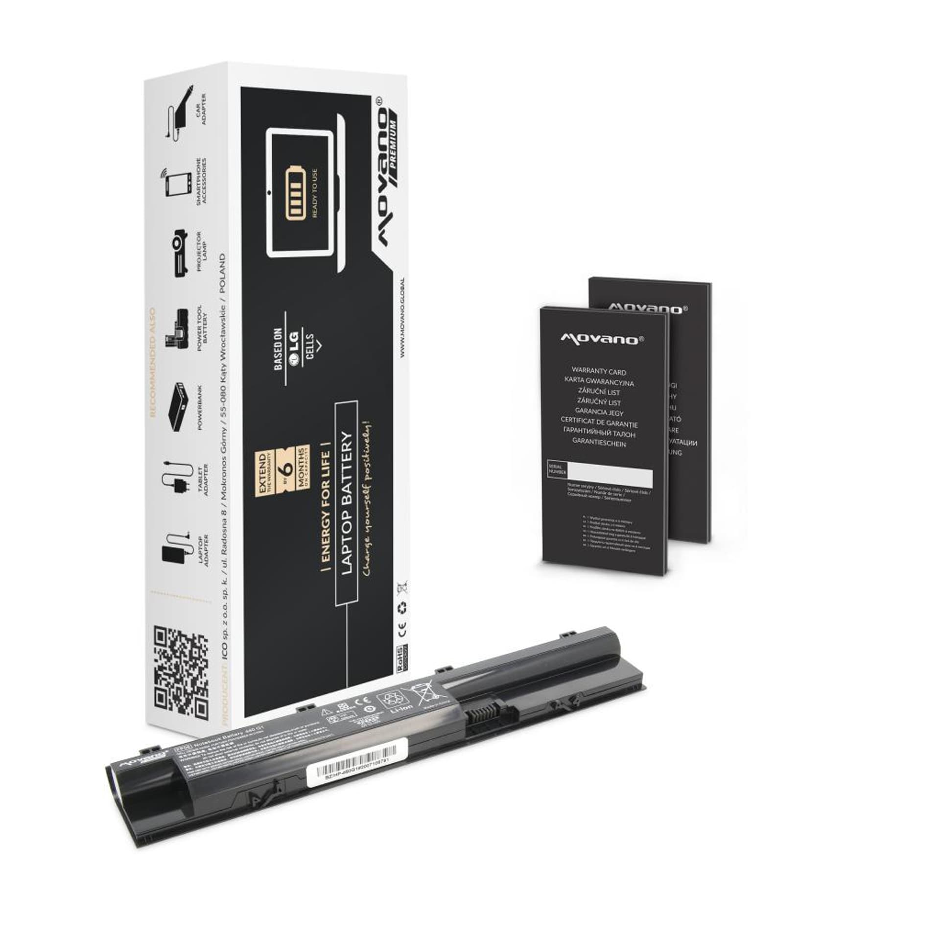 

Bateria Movano Premium do HP ProBook 440 G1