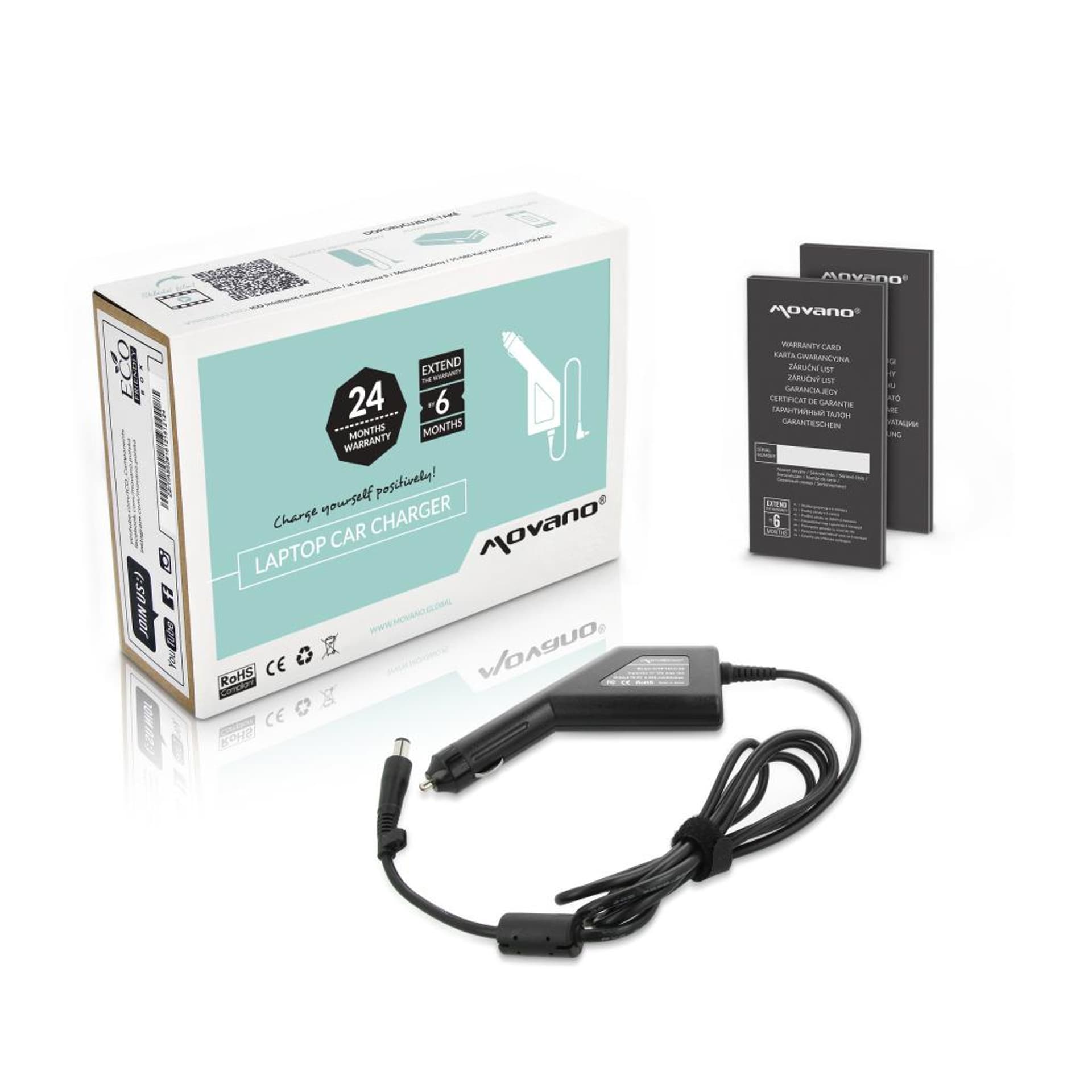 

Zasilacz samochodowy Movano 19.5v 3.33a (7.4x5.0 pin) 65W do HP, 7.4x5.0 pin) 65w do h