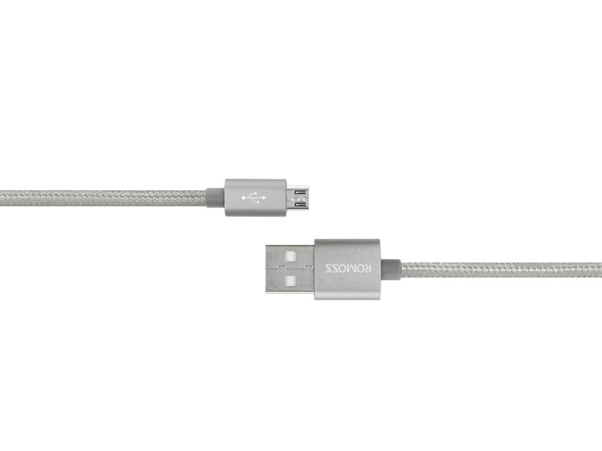 

Kabel ROMOSS micro USB (ładowanie, komunikacja) - gray / szary, Ładowanie/komunikacja) - gray / szar