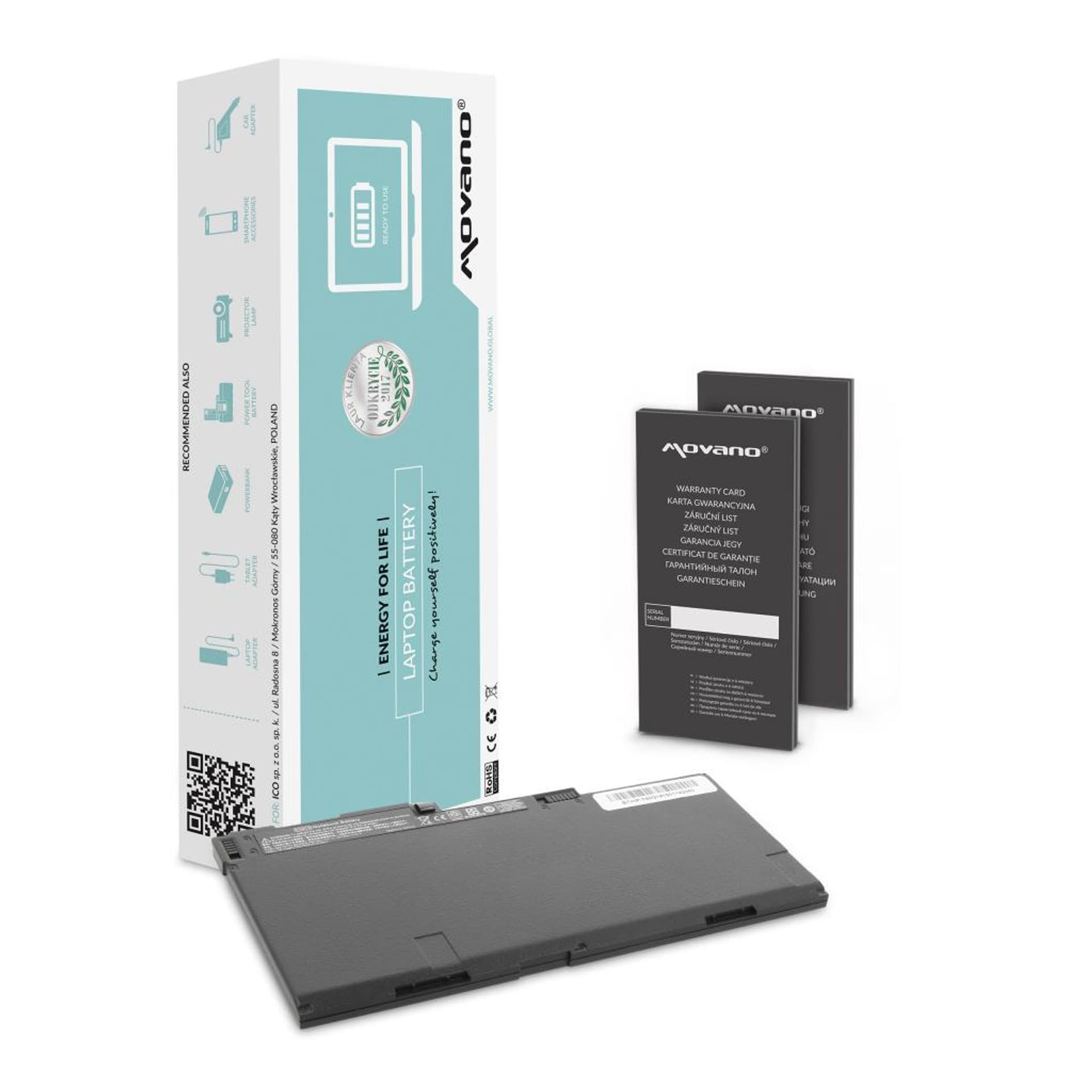 

Bateria Movano do HP EliteBook 740 G1, G2