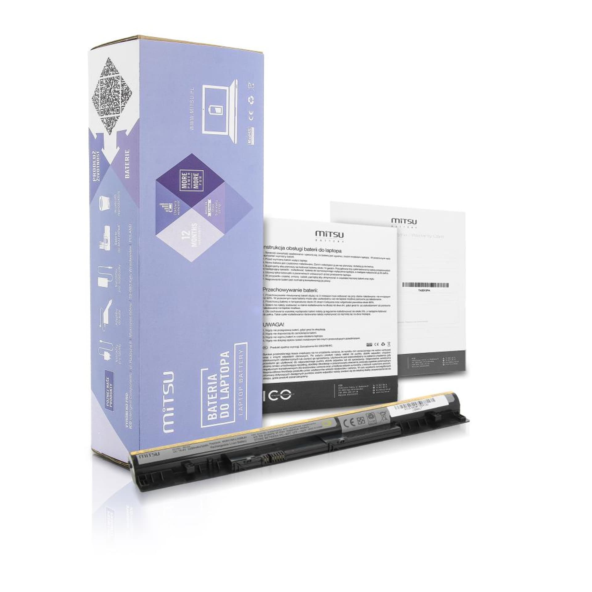 

Bateria Mitsu do Lenovo IdeaPad S300, S400