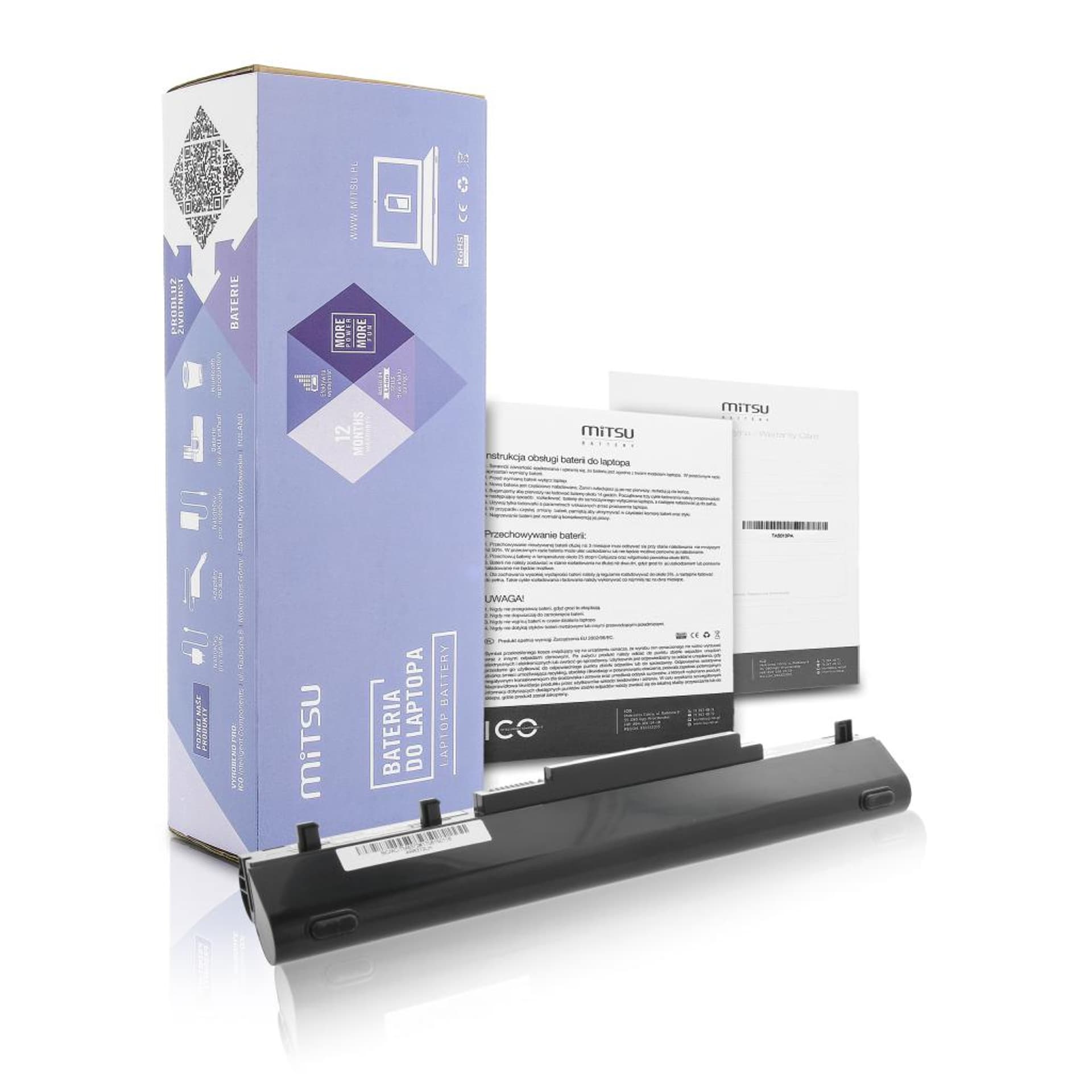 

Bateria Mitsu do Acer TM8372, 8481G