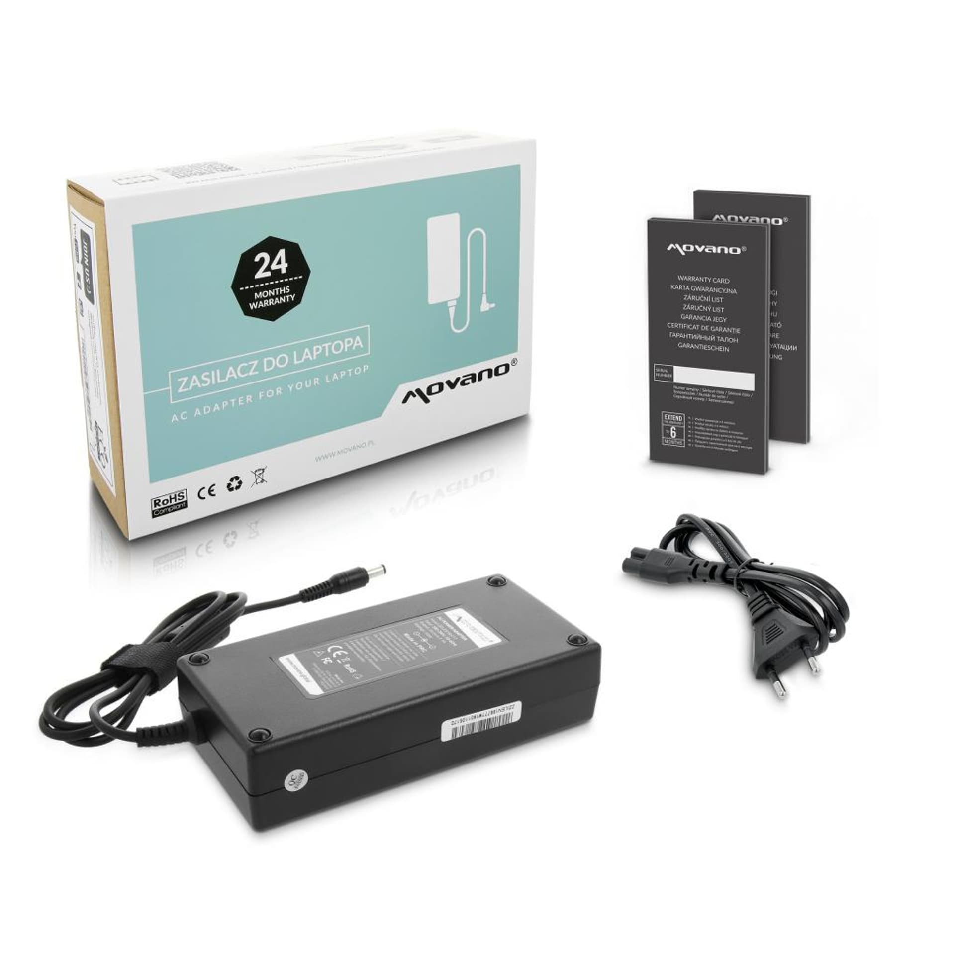 

Zasilacz Movano 19.5v 7.7a (6.3x3.0) 150W do Lenovo, 6.3x3.0) 150w do lenov