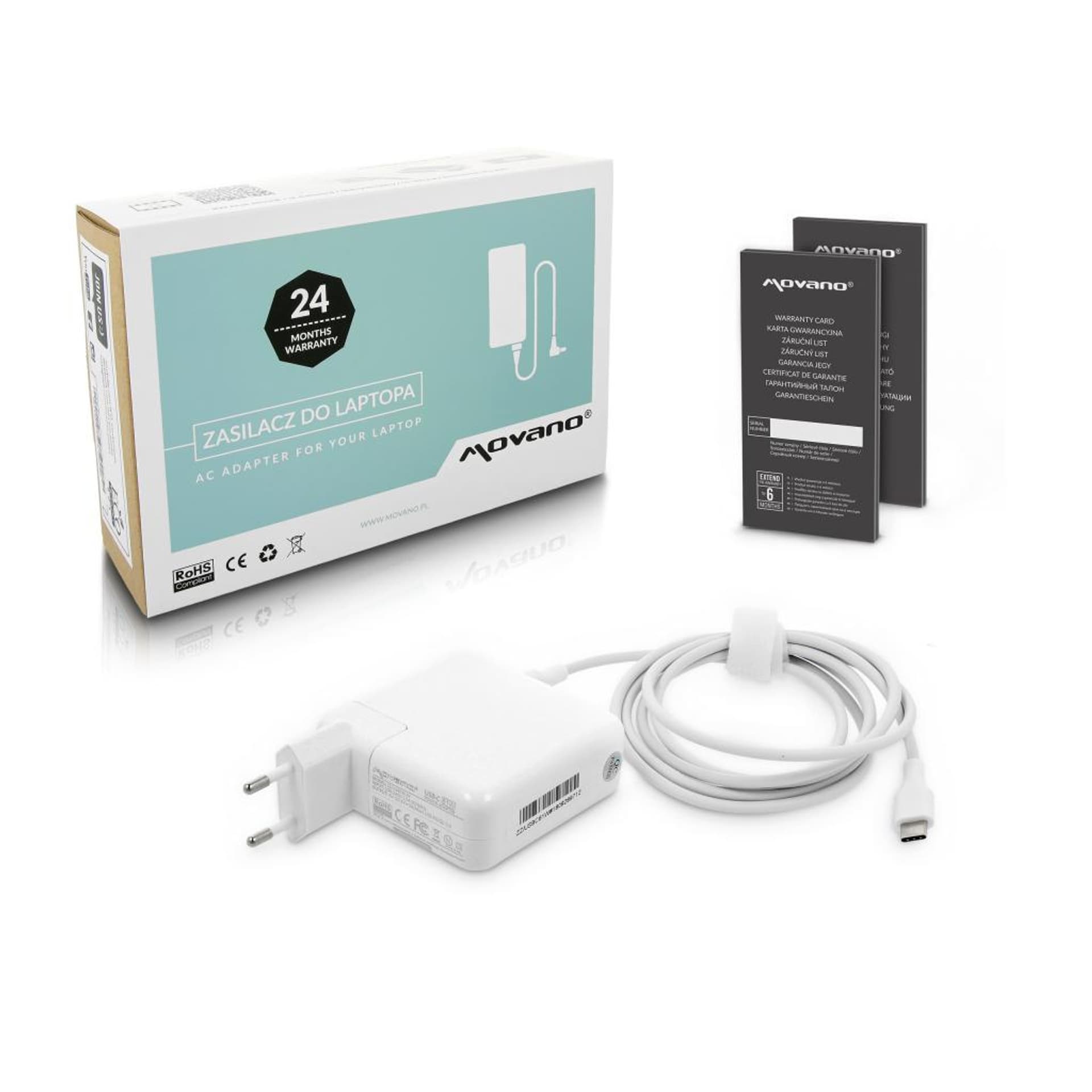 

Zasilacz Movano 61W USB type C USB-C