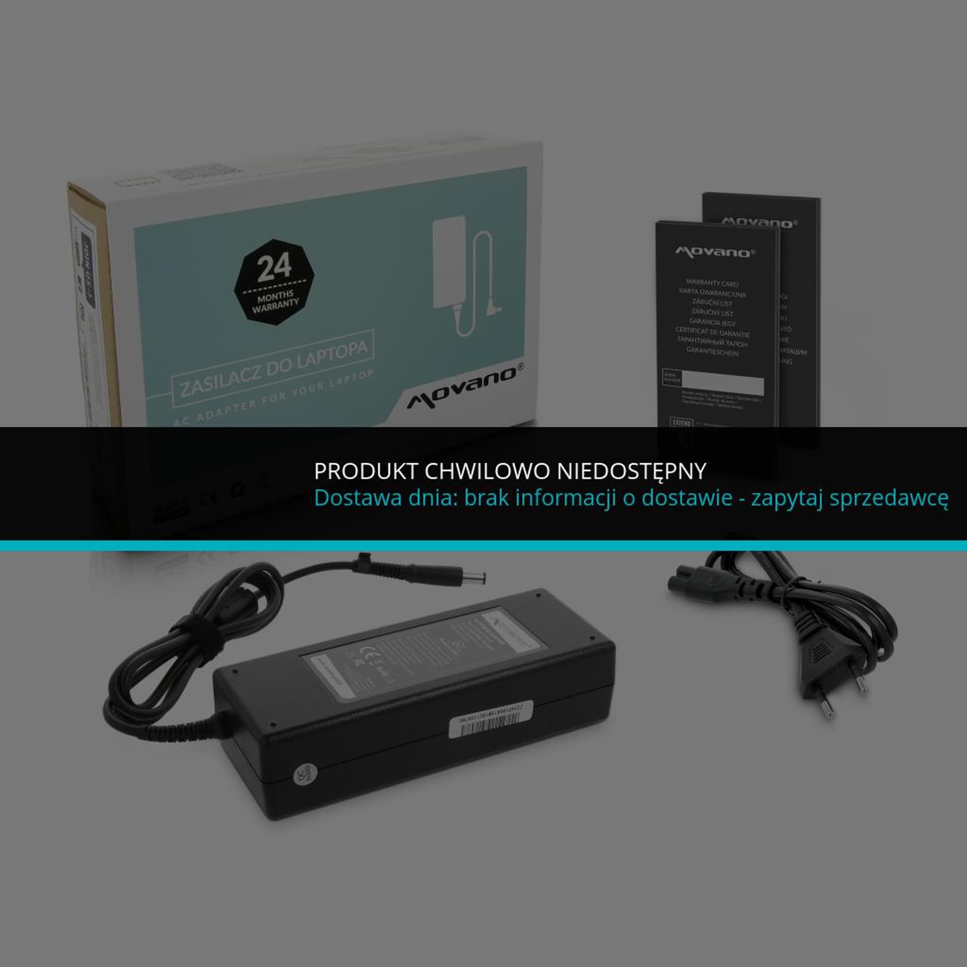 

Zasilacz Movano 19.5v 6.15a (7.4x5.0 pin) 120W do HP, Compaq, 7.4x5.0 pin) 120w do hp/compa