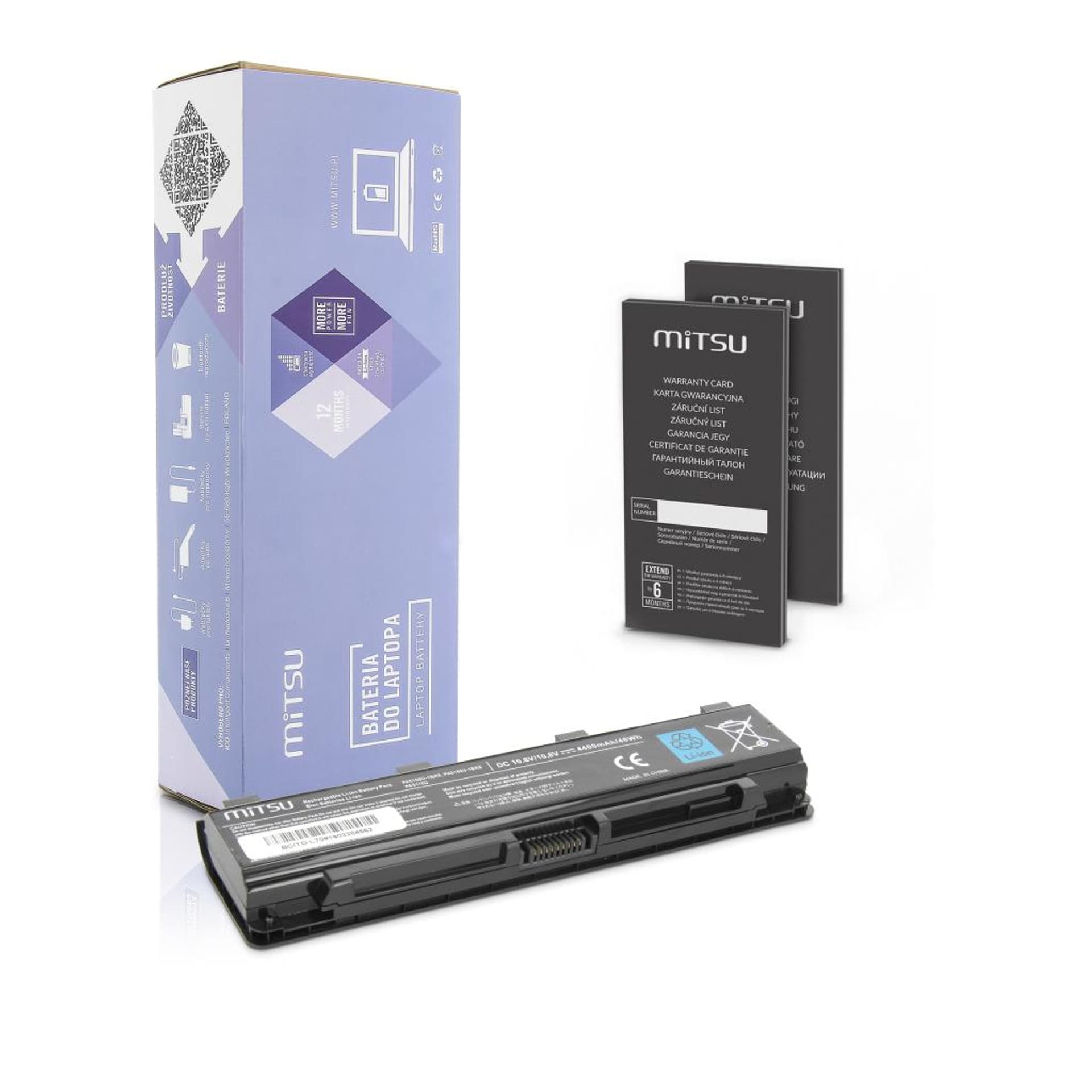 

Bateria Mitsu do Toshiba C50, C55, C70, L70
