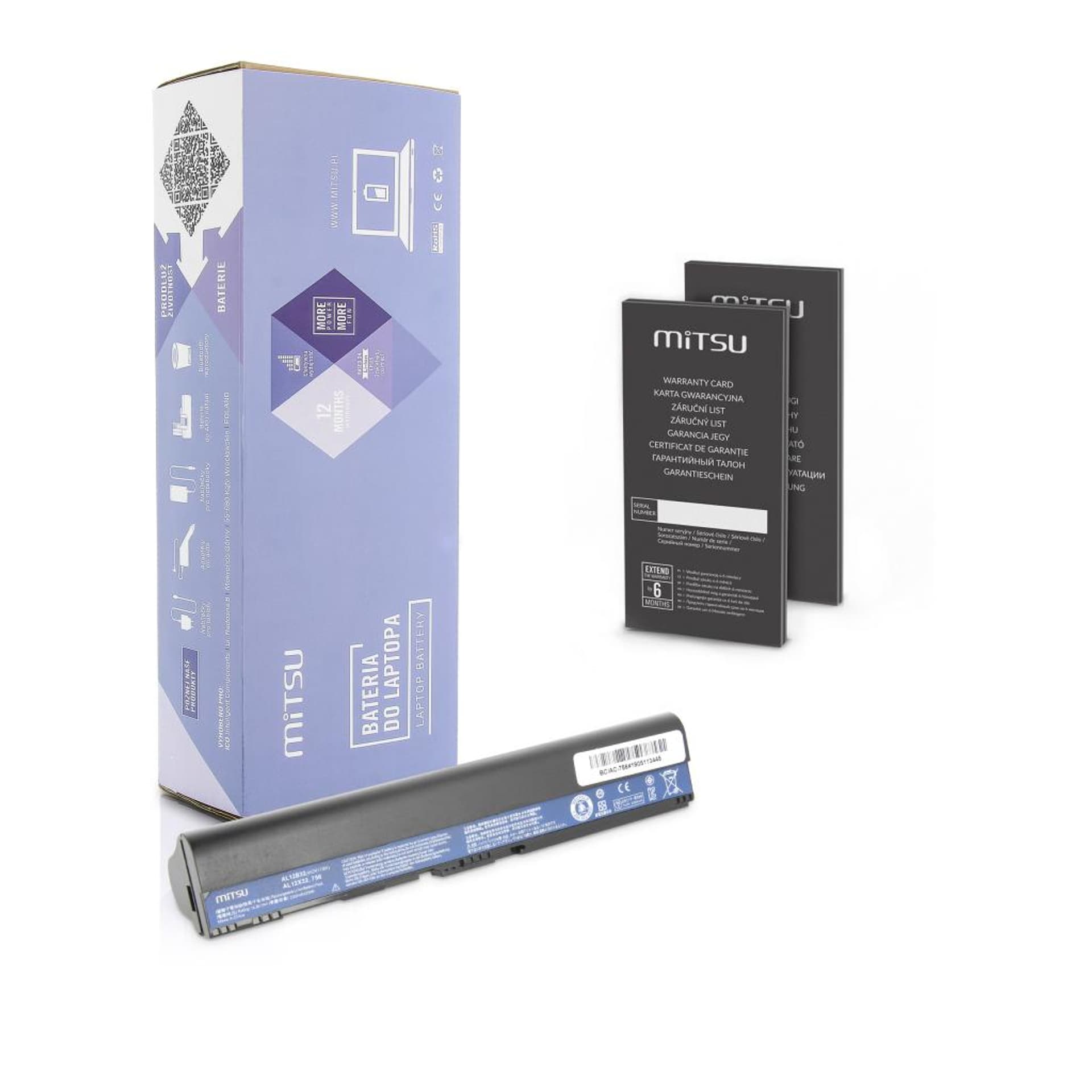 

Bateria Mitsu do Acer Aspire One 725, 756
