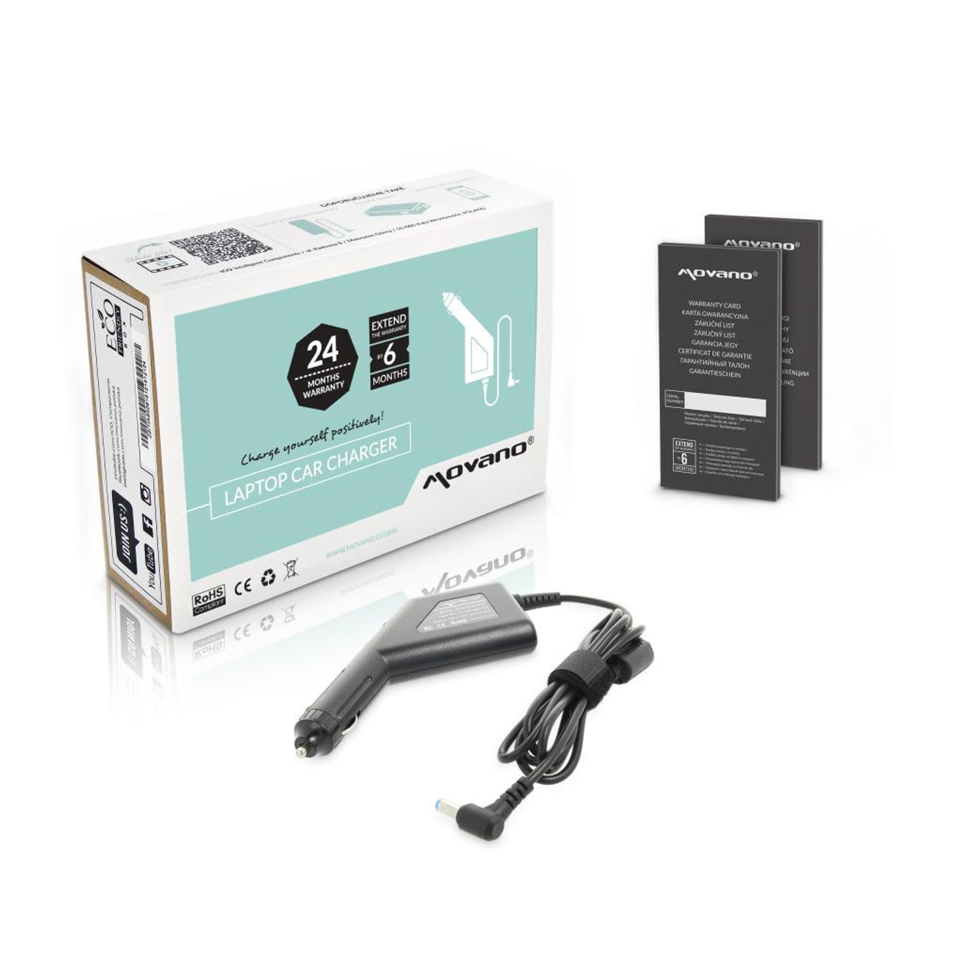 

Zasilacz samochodowy Movano 19v 2.37a (5.5x1.7) 45W do Acer, 5.5x1.7) 45w do ace
