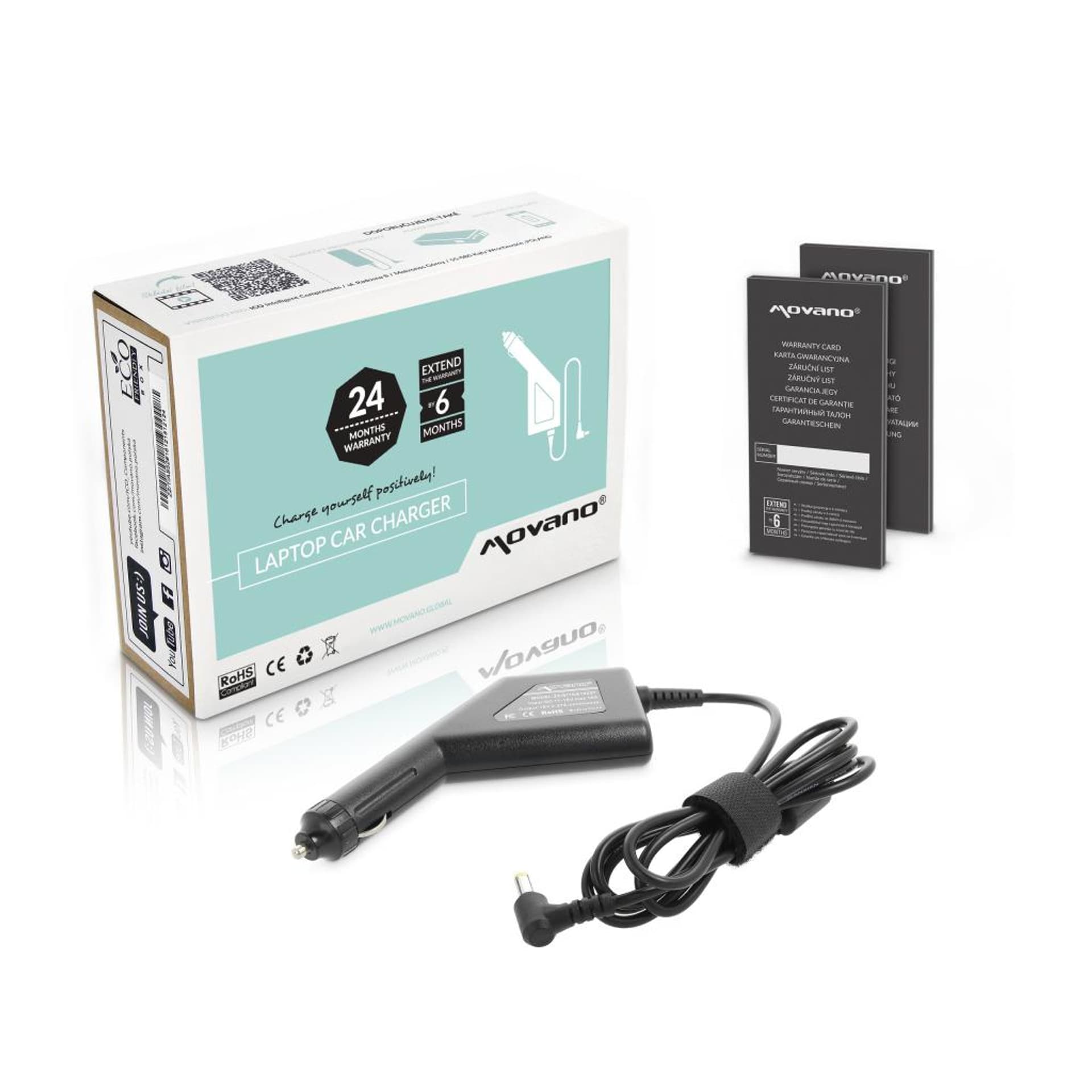 

Zasilacz samochodowy Movano 19v 2.37a (5.5x2.5) 45W do Toshiba, Asus, 5.5x2.5) 45w do toshiba/asu