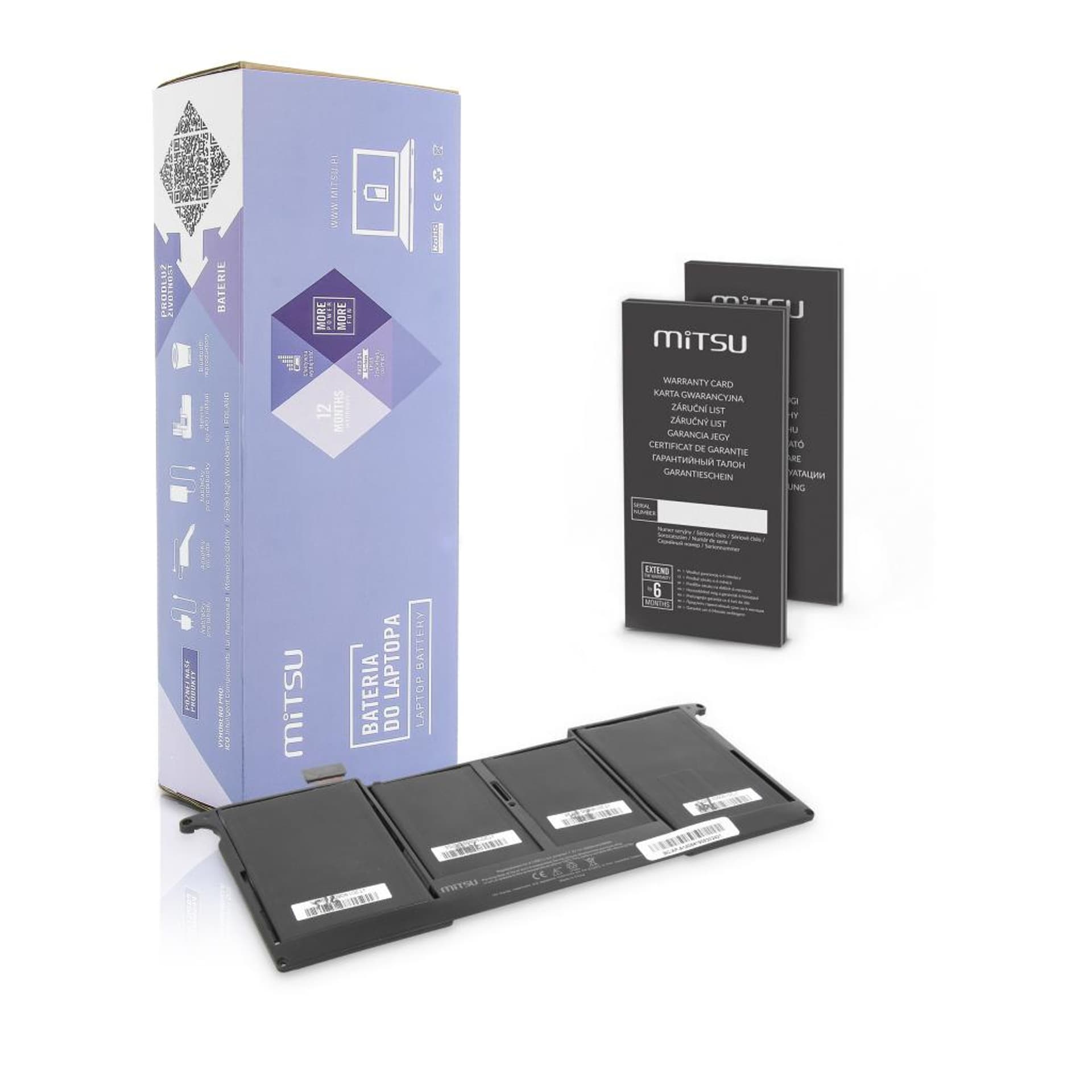 

Bateria Mitsu do Apple MacBook Air 11" - A1370 (2011, 2013 r.)