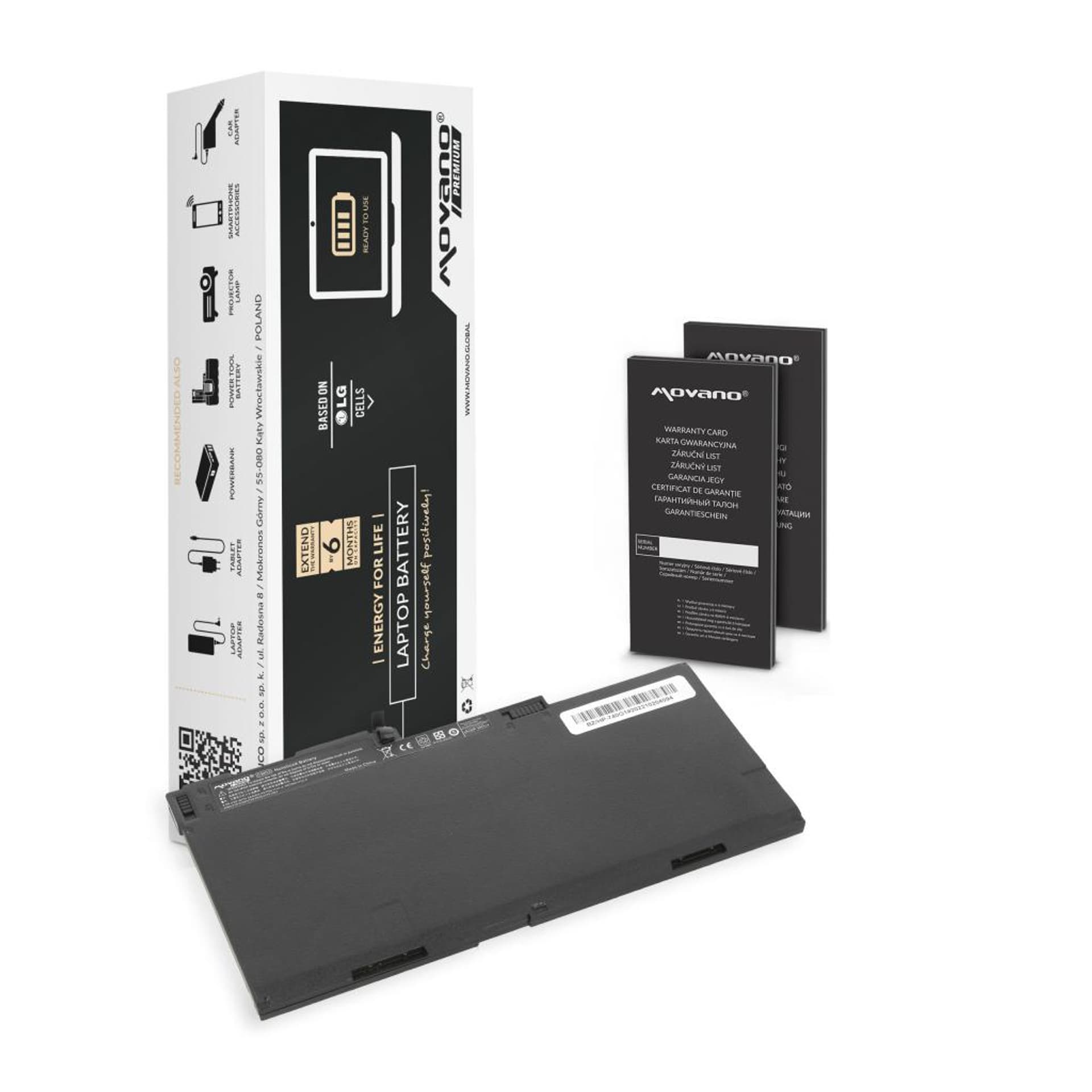 

Bateria Movano Premium do HP EliteBook 740 G1, G2