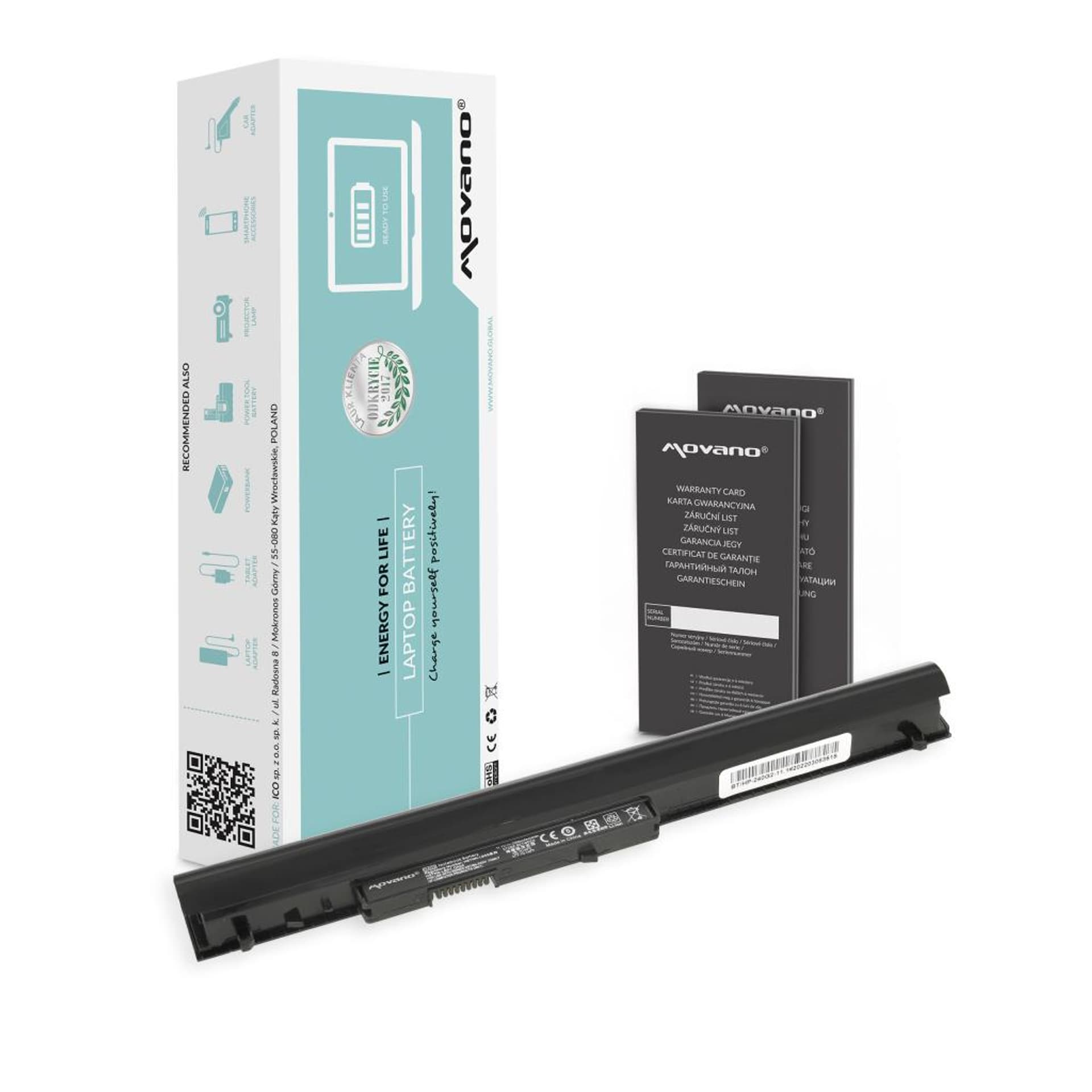 

Bateria Movano do HP 240 G2, 255 G2 - 11.1v