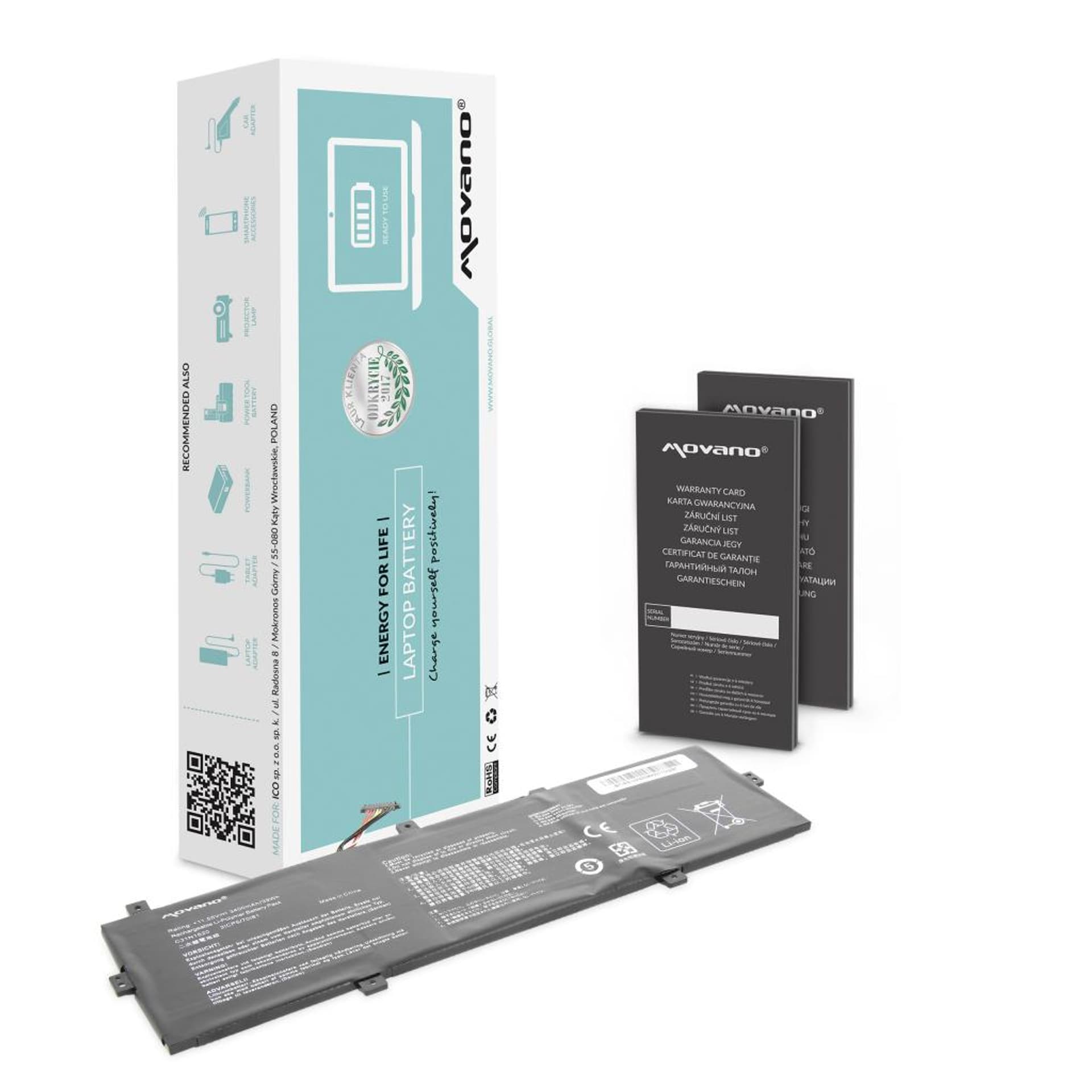 

Bateria Movano do Asus UX430
