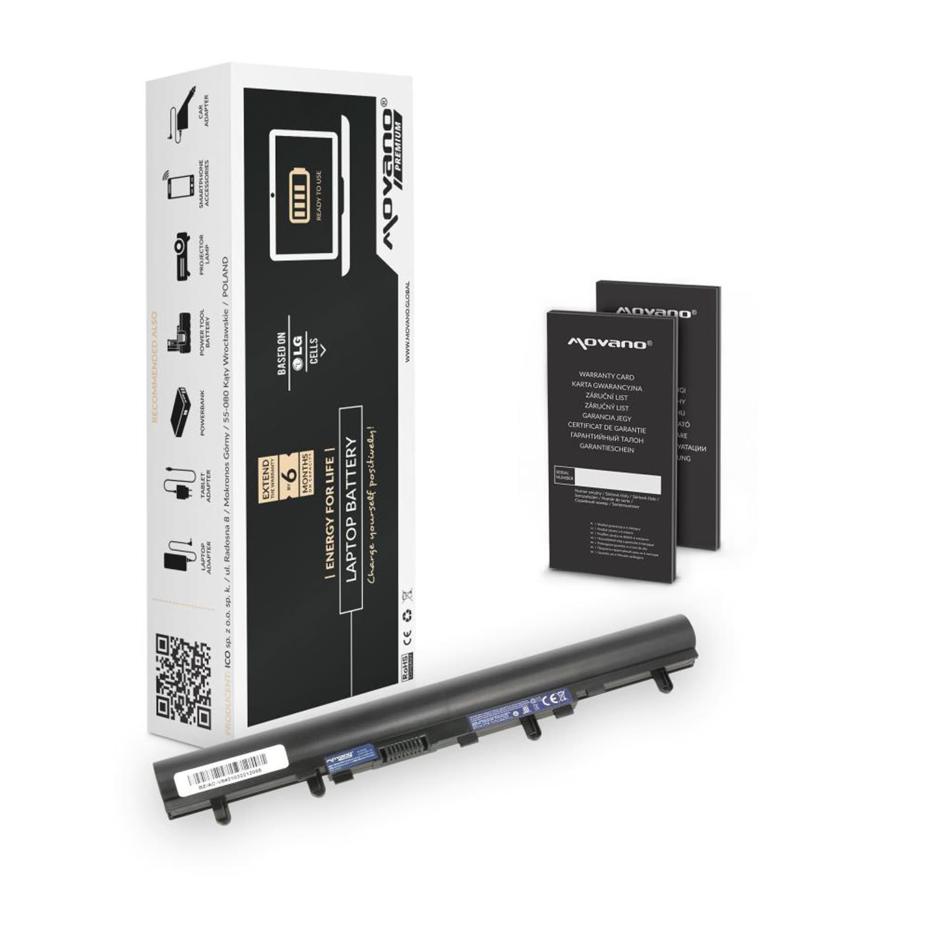 

Bateria Movano Premium do Acer Aspire V5