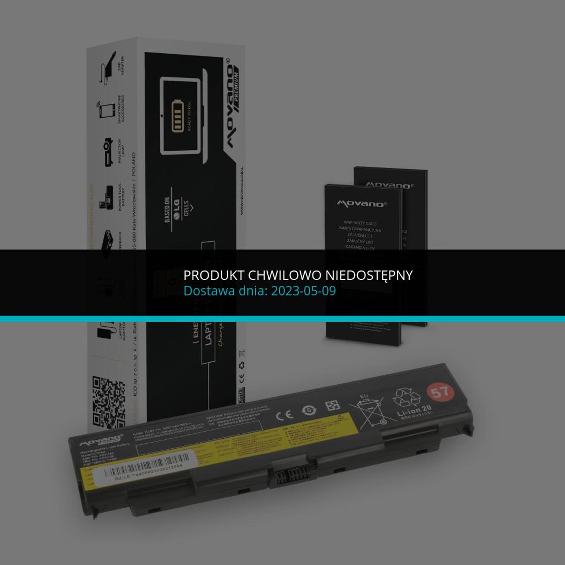 

Bateria Movano Premium do Lenovo T440p, W540