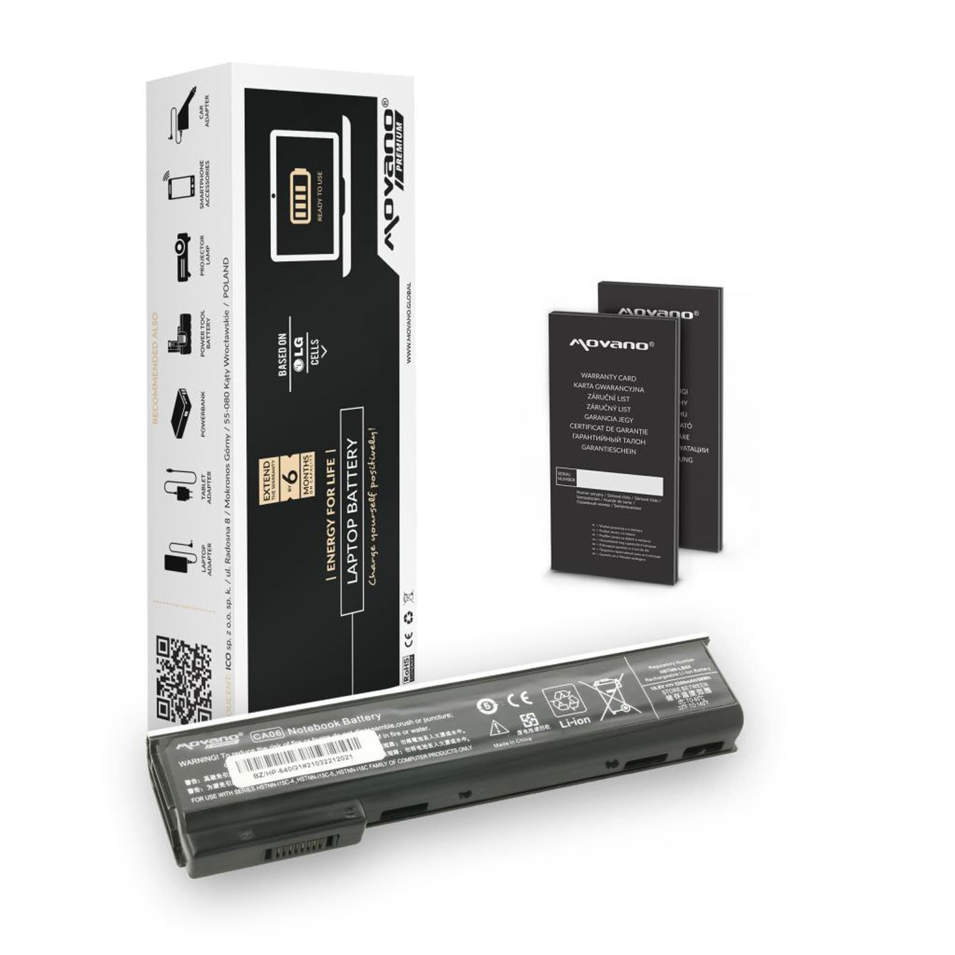 

Bateria Movano Premium do HP ProBook 640 G0, G1