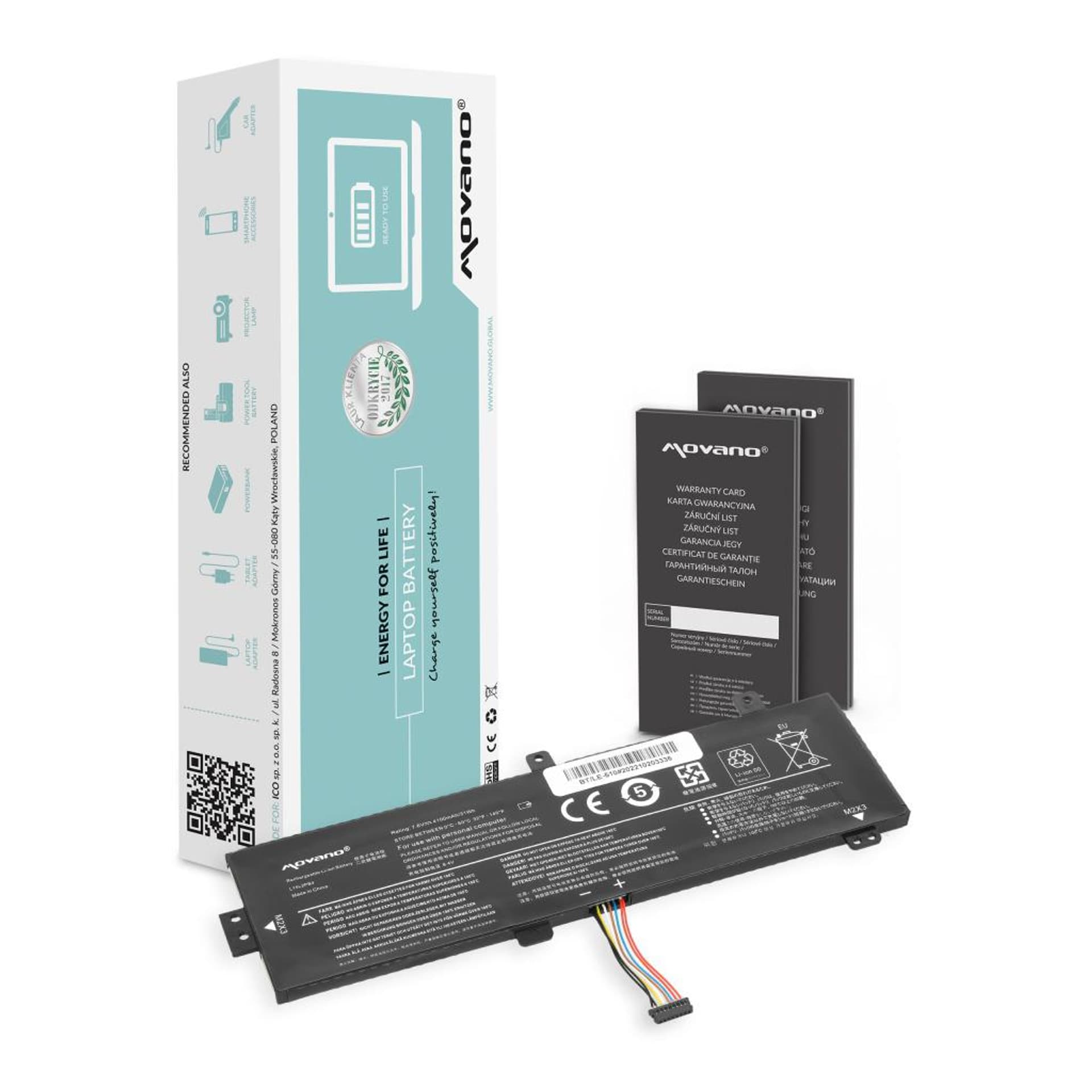 

Bateria Movano do Lenovo IdeaPad 510-15ISK