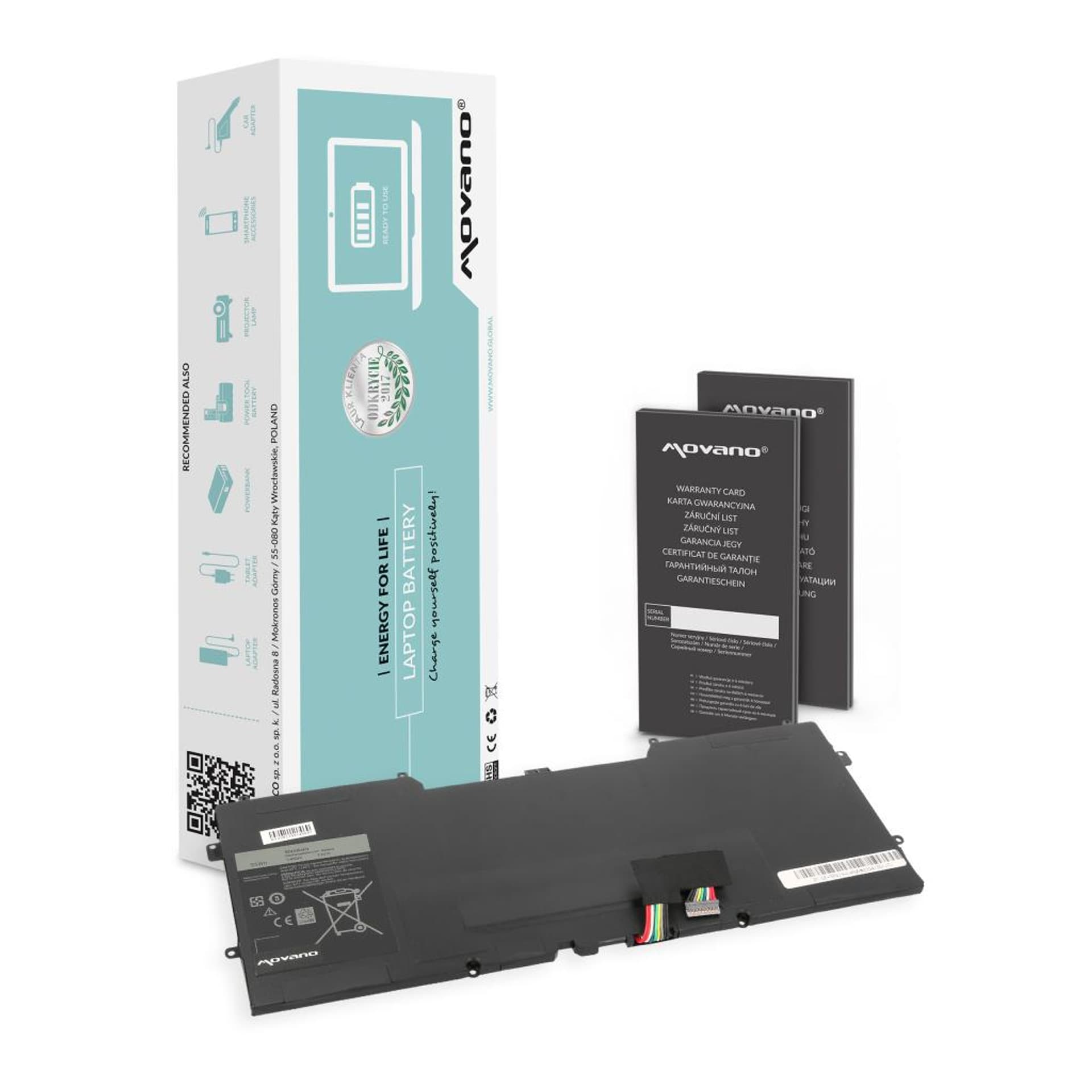 

Bateria Movano do Dell XPS 13 (9333)
