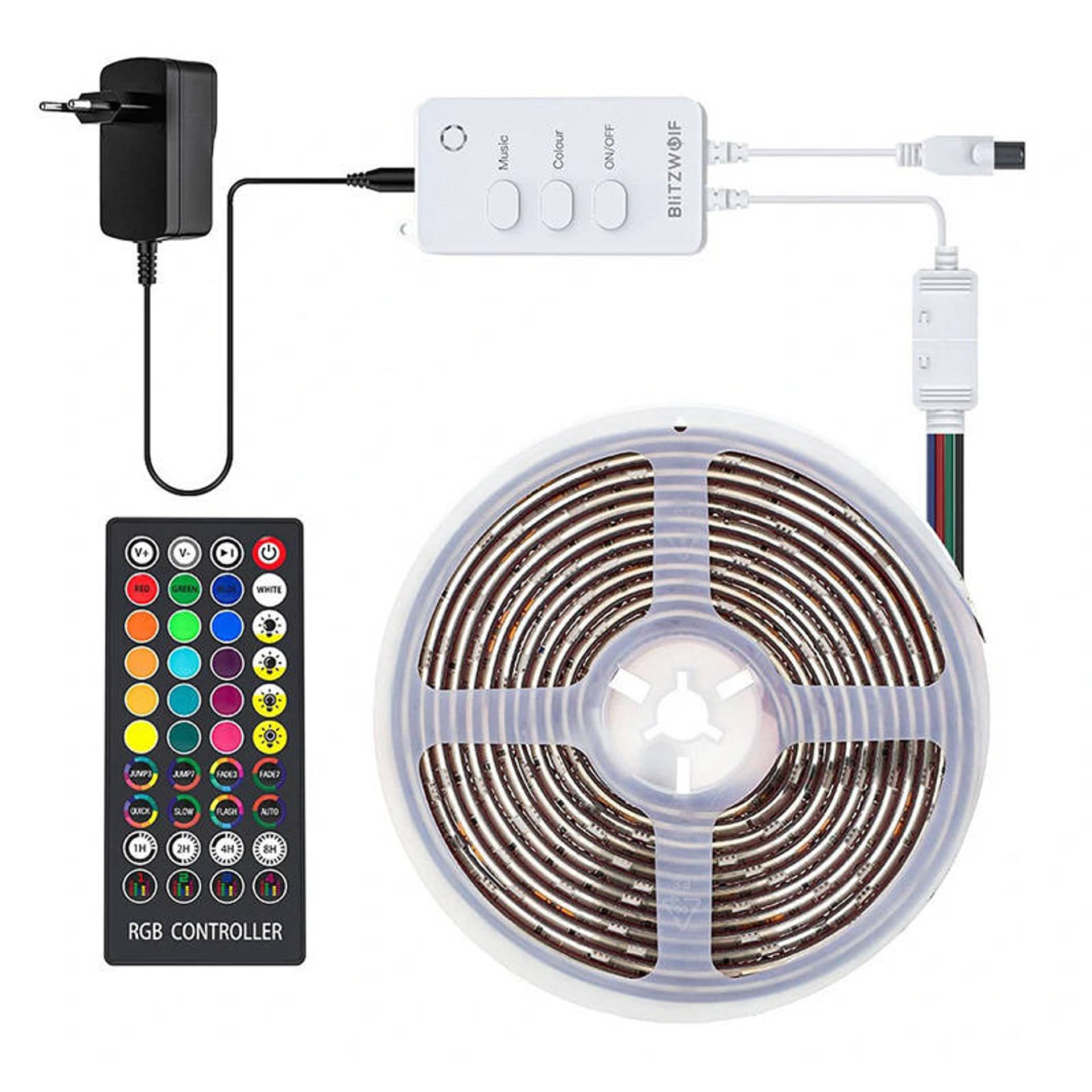 

Inteligentna taśma LED Blitzwolf BW-LT34 (5m)