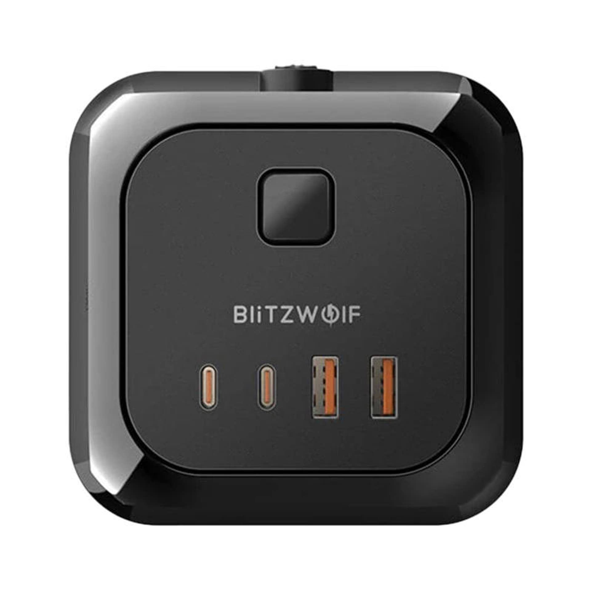 

Ładowarka sieciowa Blitzwolf z 8 gniazdami AC, BW-PC3, 2x USB, 2x USB-C (czarna)