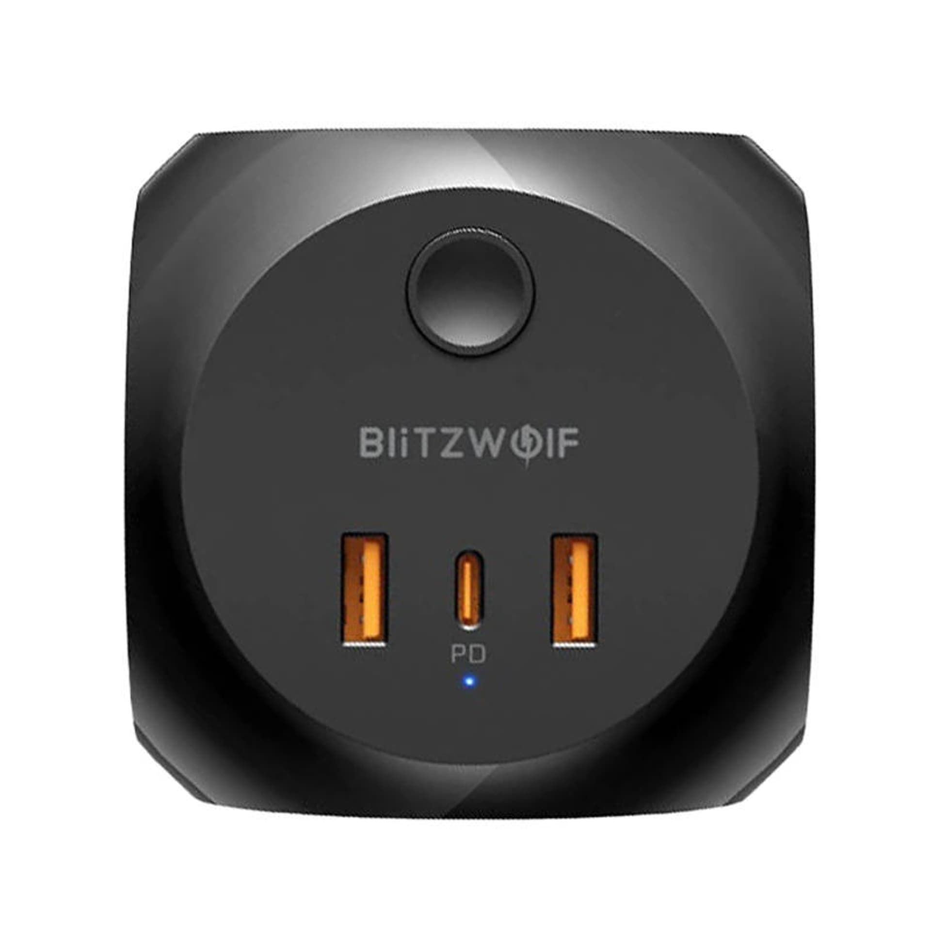 

Ładowarka sieciowa z 3 gniazdami AC, 2x USB, 1x USB-C Blitzwolf BW-PC1 (czarna)