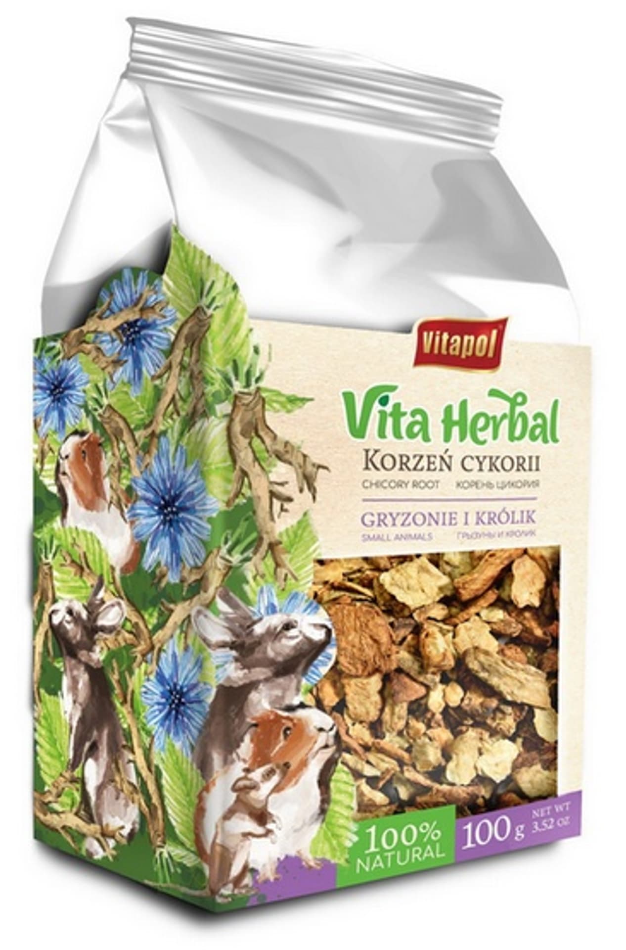 

Vitapol Vita Herbal Korzeń cykorii dla gryzoni i królika 100g