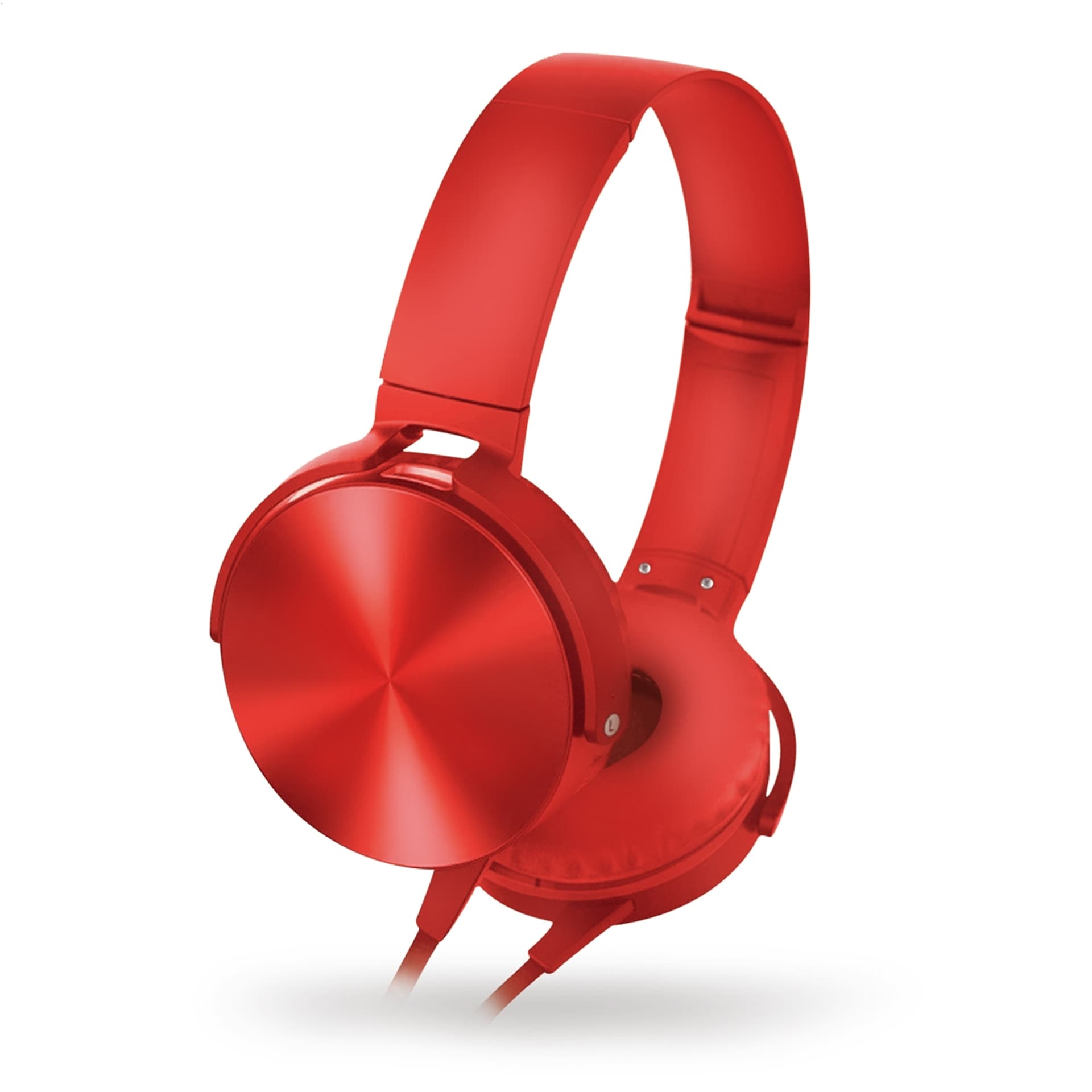 

FREESTYLE STEREO HEADPHONES WITH MIC SŁUCHAWKI PRZEWODOWE Z MIKROFONEM EXTRA BASS MOVE RED [45711]