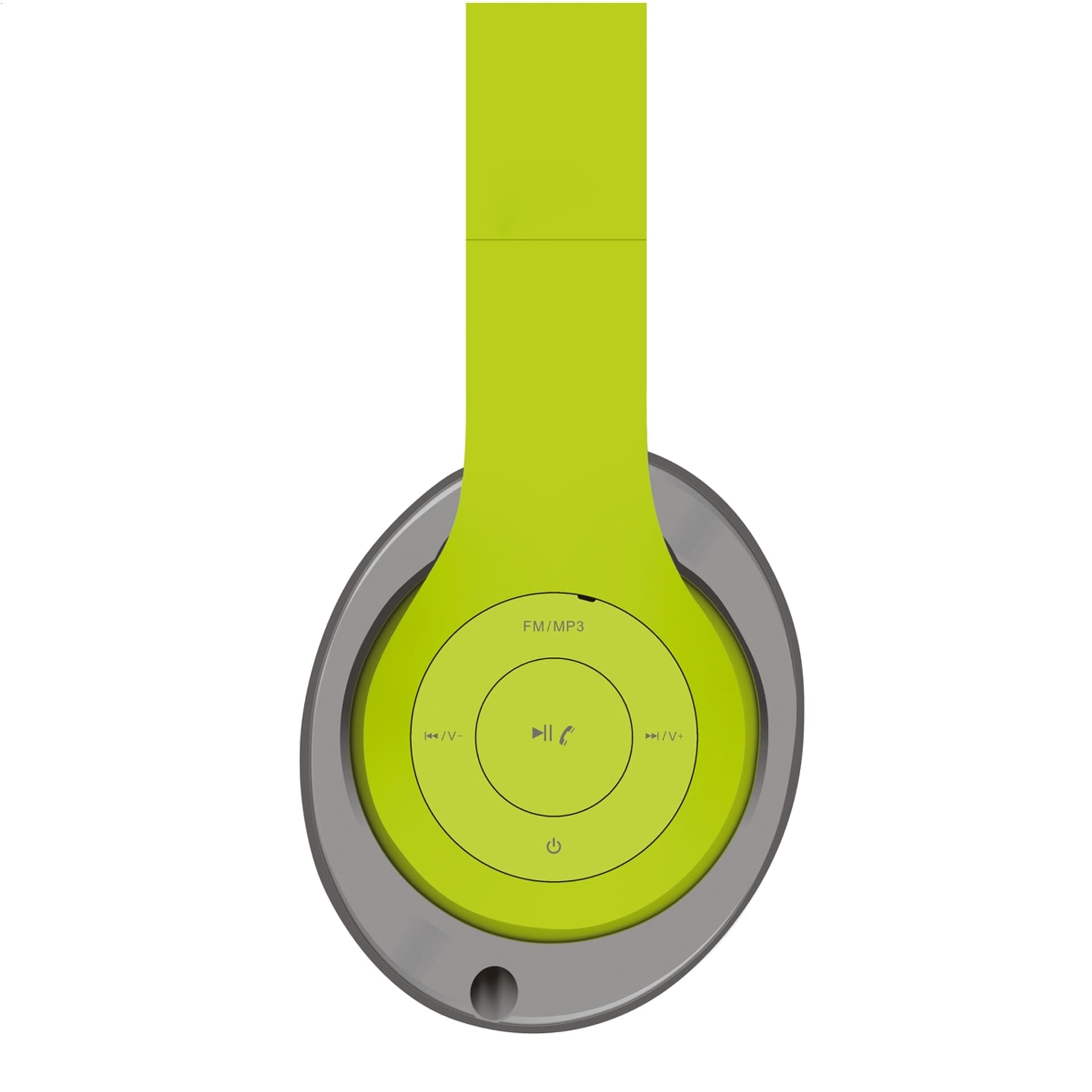 

FREESTYLE SŁUCHAWKI NAUSZNE BLUETOOTH Z MIKROFONEM FM MP3 AUX HEADSET GREEN GREY [43682] TE